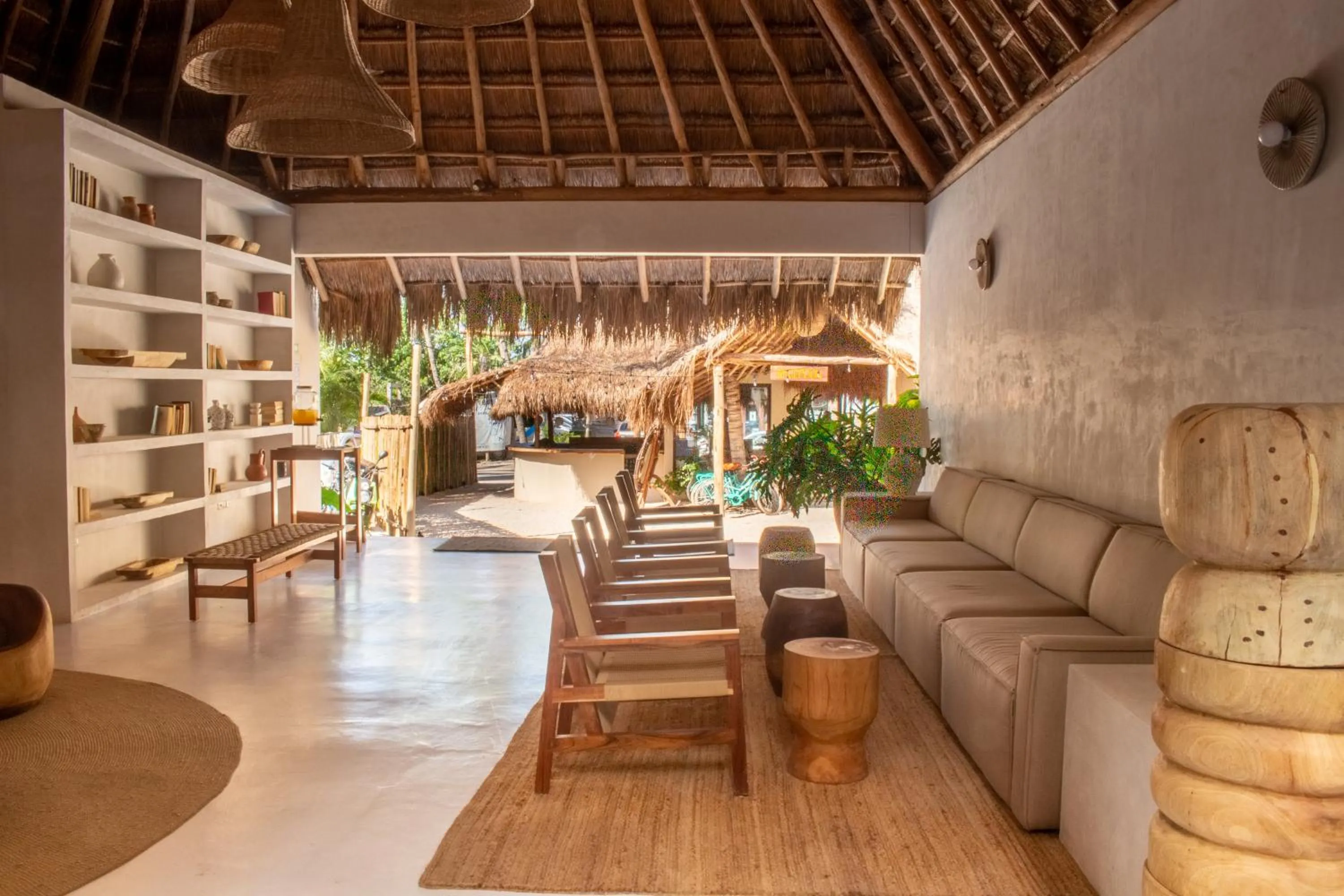 Living room in Dune Boutique Hotel located at the party zone