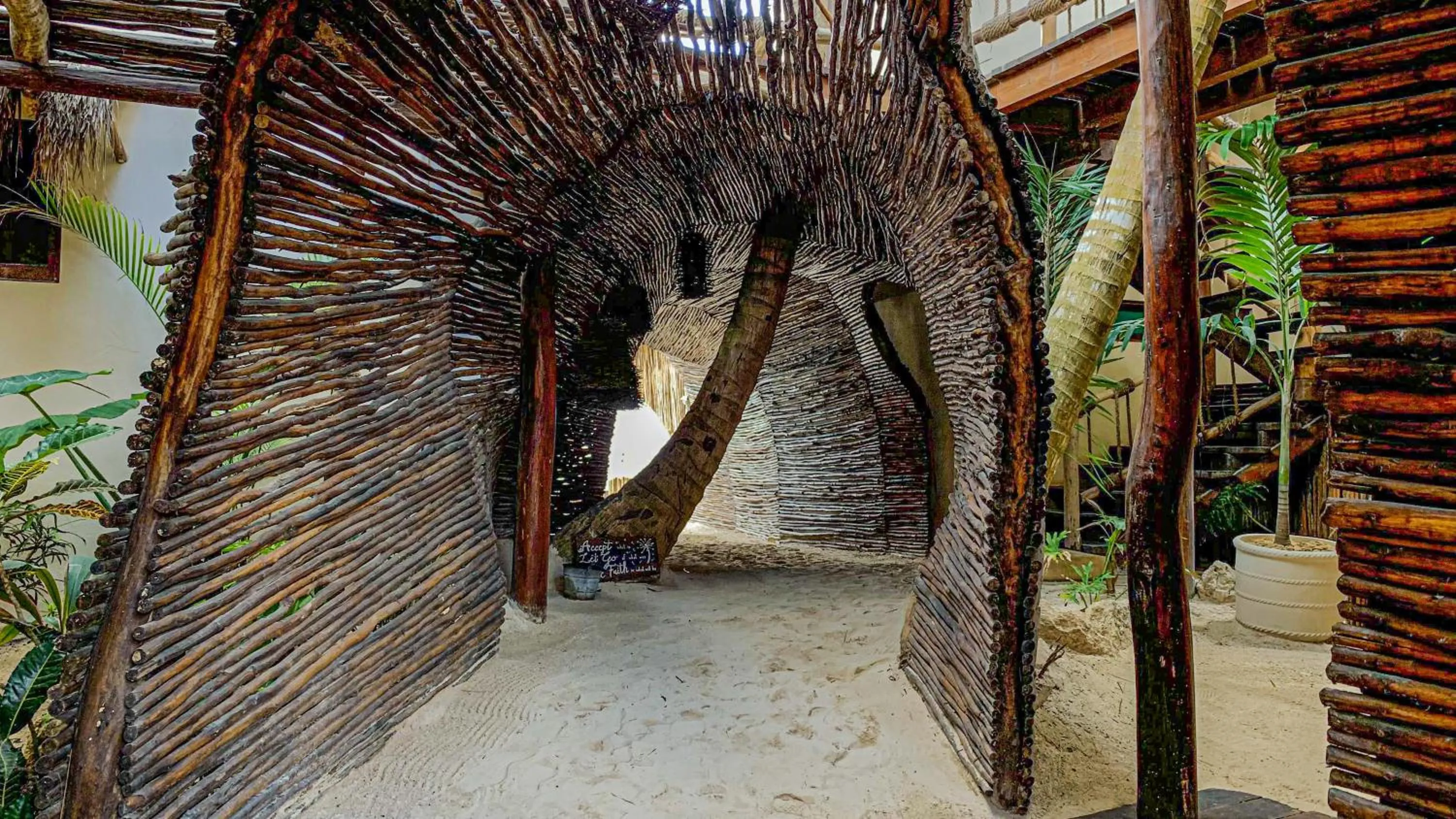 Property building in Dune Boutique Hotel located at the party zone