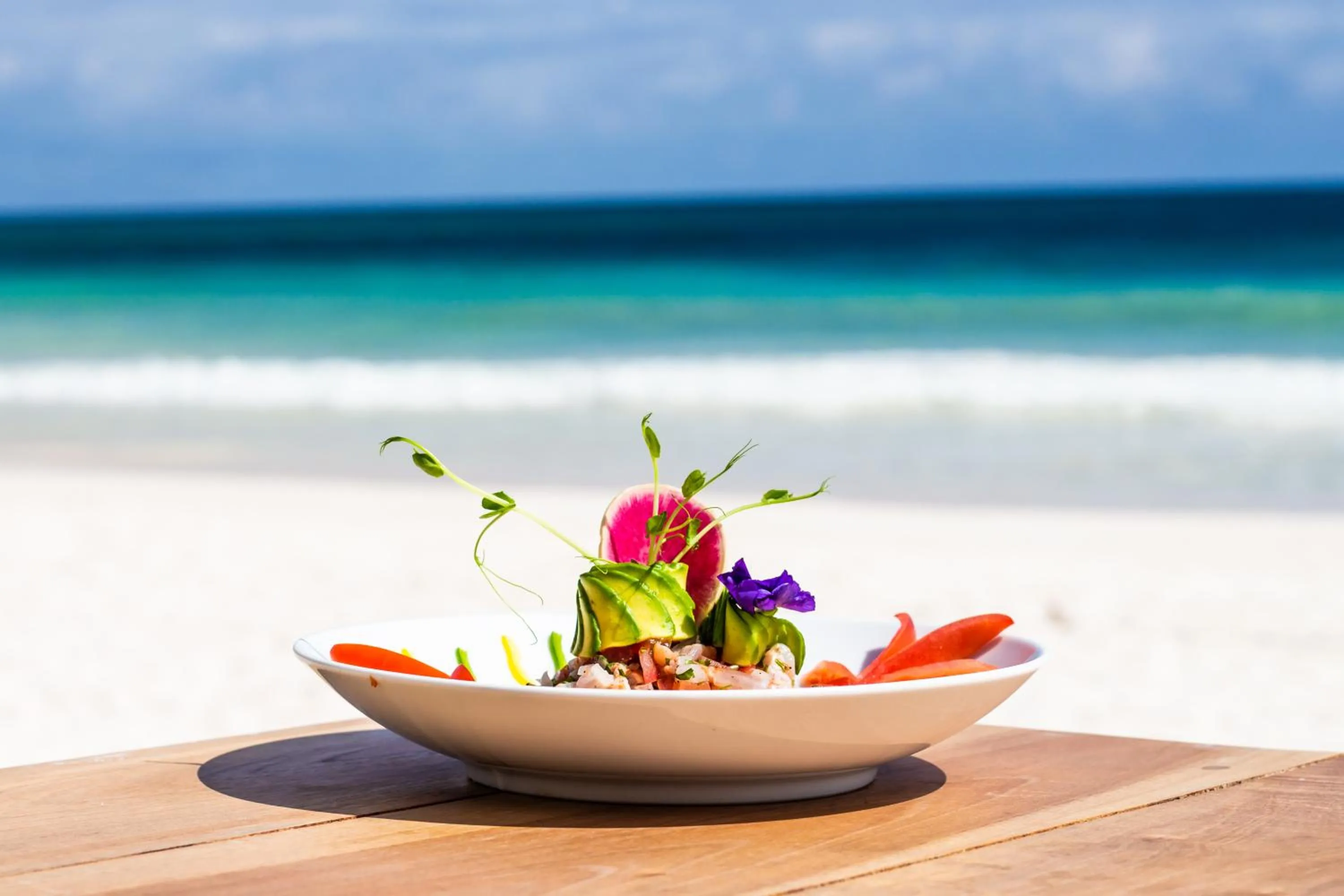 Sea view in Dune Boutique Hotel located at the party zone