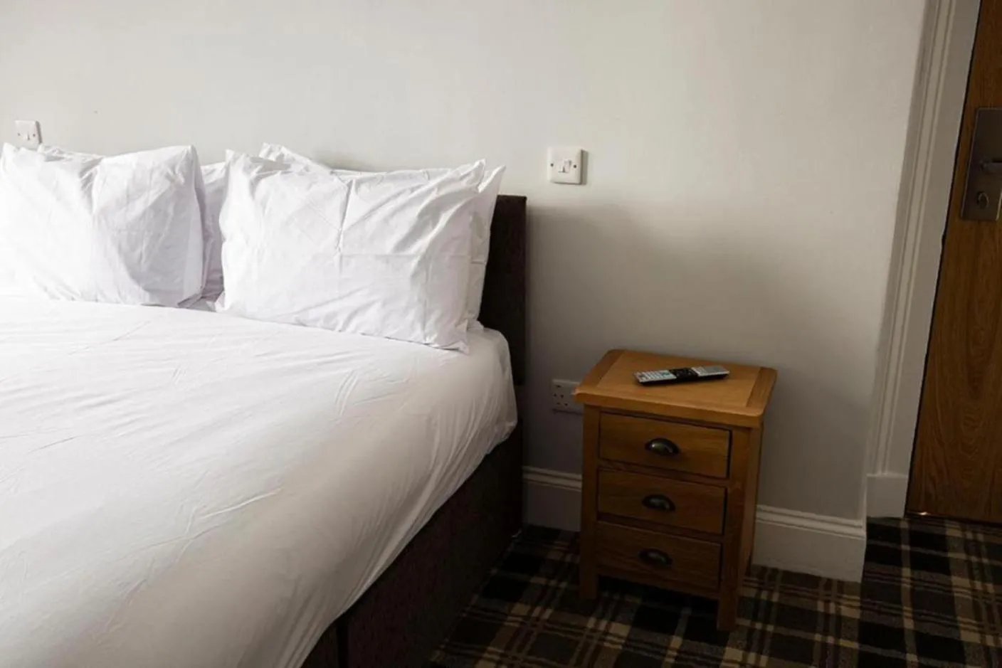 Bed in Crown Hotel & Bar