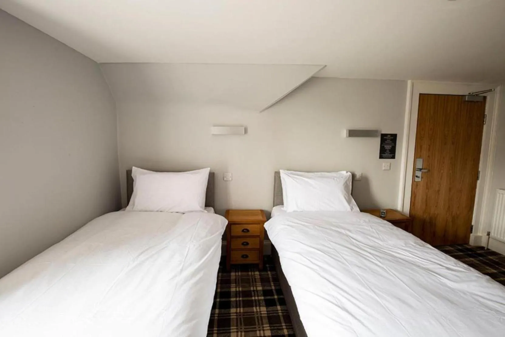 Bed in Crown Hotel & Bar