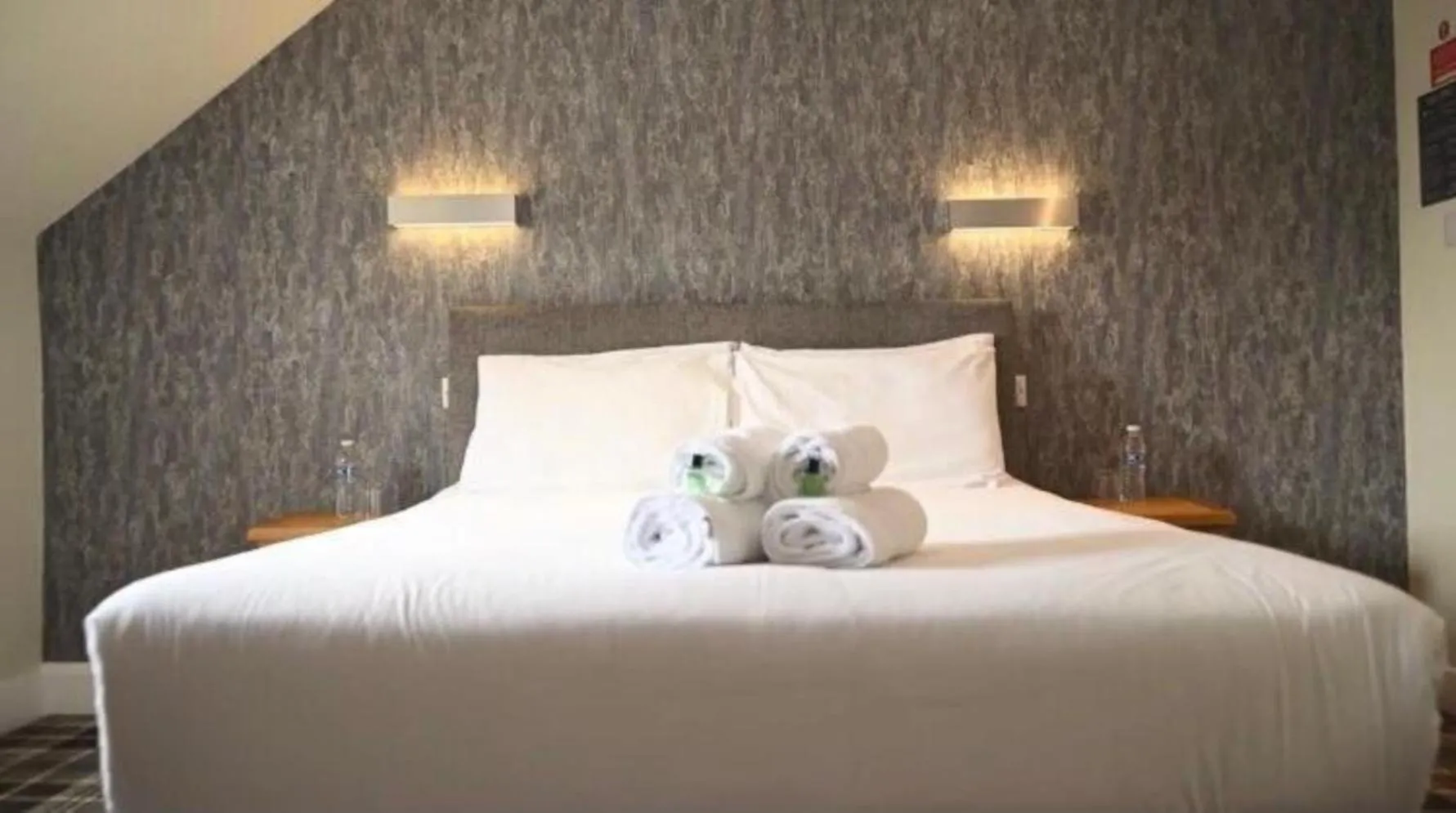 Bed in Crown Hotel & Bar
