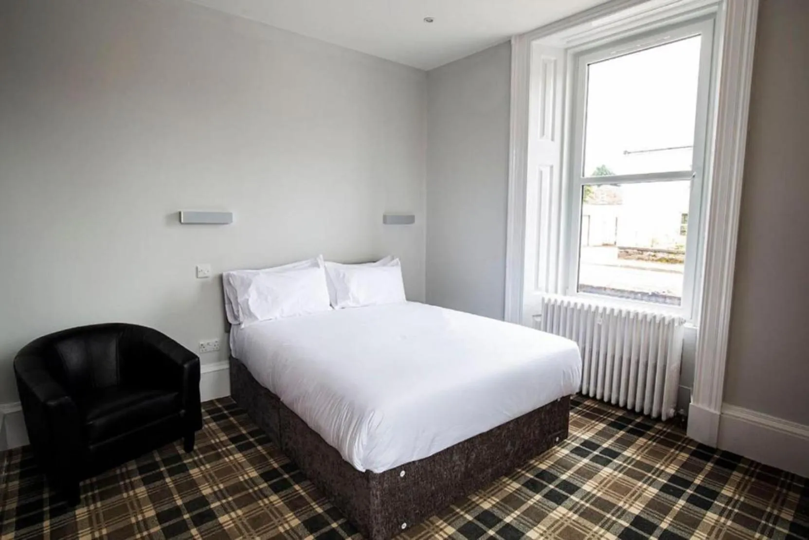 Bed in Crown Hotel & Bar