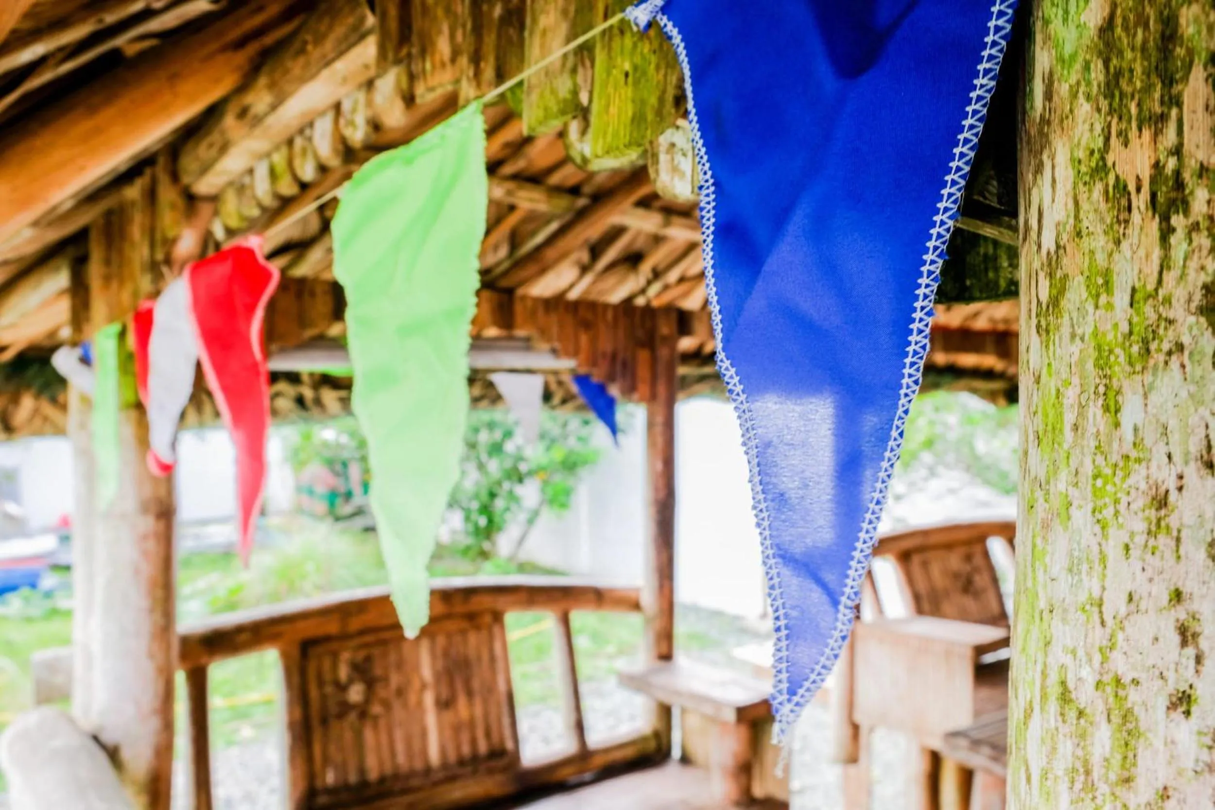 Patio in Hotel Aroha