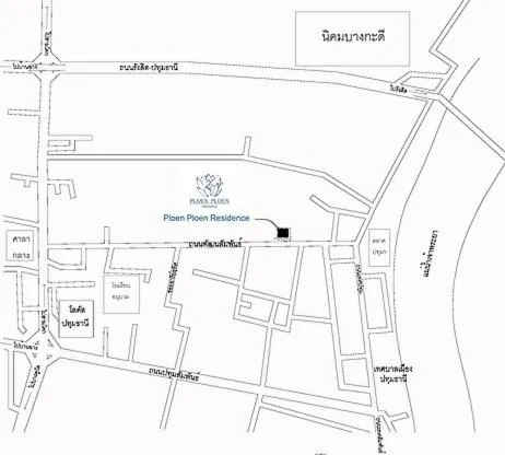 Floor plan in Ploen Ploen Residence