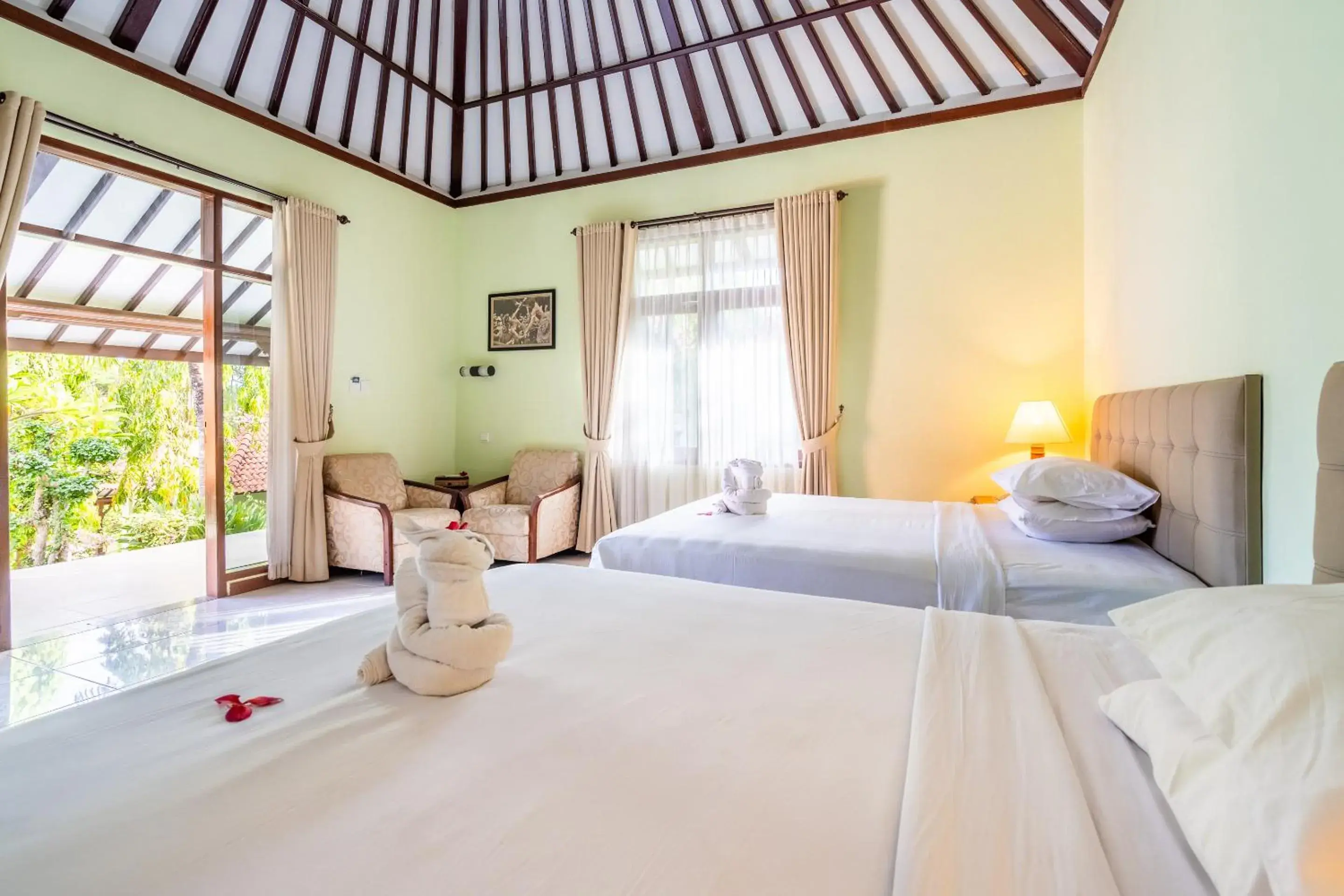 Deluxe Executive Room with Garden View in Taman Surgawi Resort & Spa Deluxe Executive Room with Garden View in Taman Surgawi Resort & Spa
