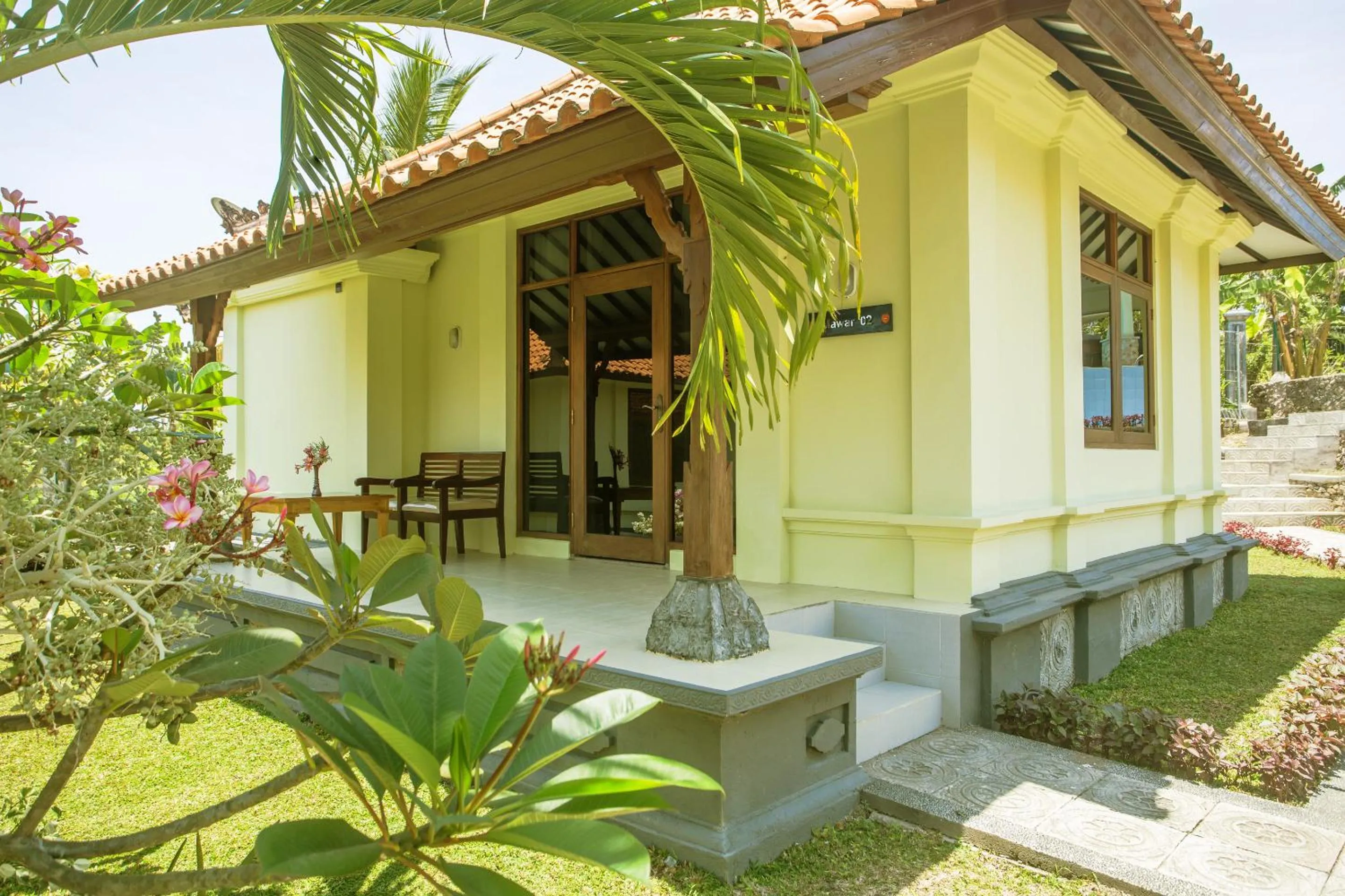 Balcony/Terrace in Taman Surgawi Resort & Spa