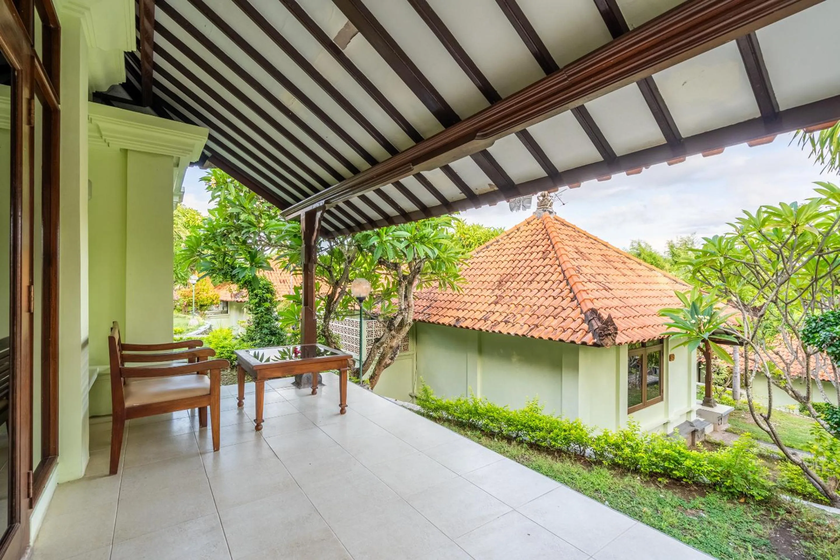 Balcony/Terrace in Taman Surgawi Resort & Spa