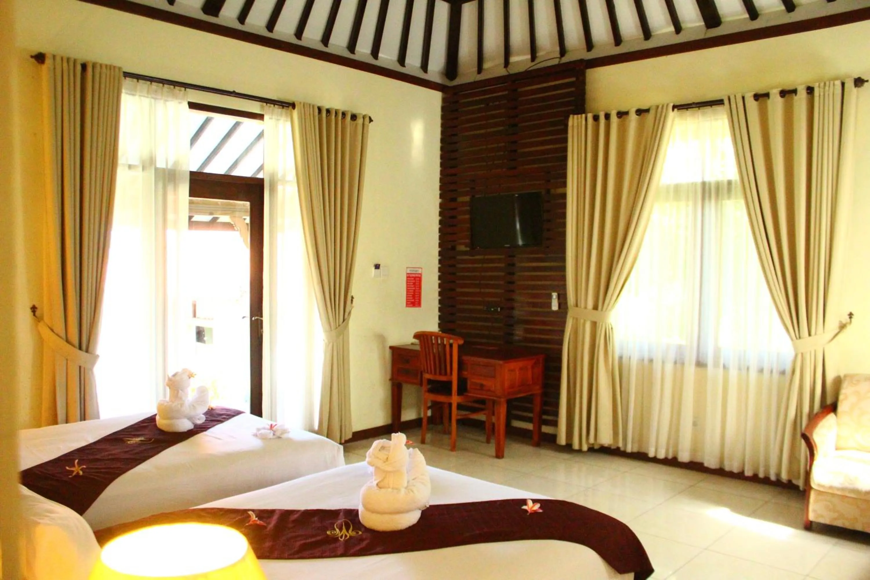 Bedroom, Bed in Taman Surgawi Resort & Spa