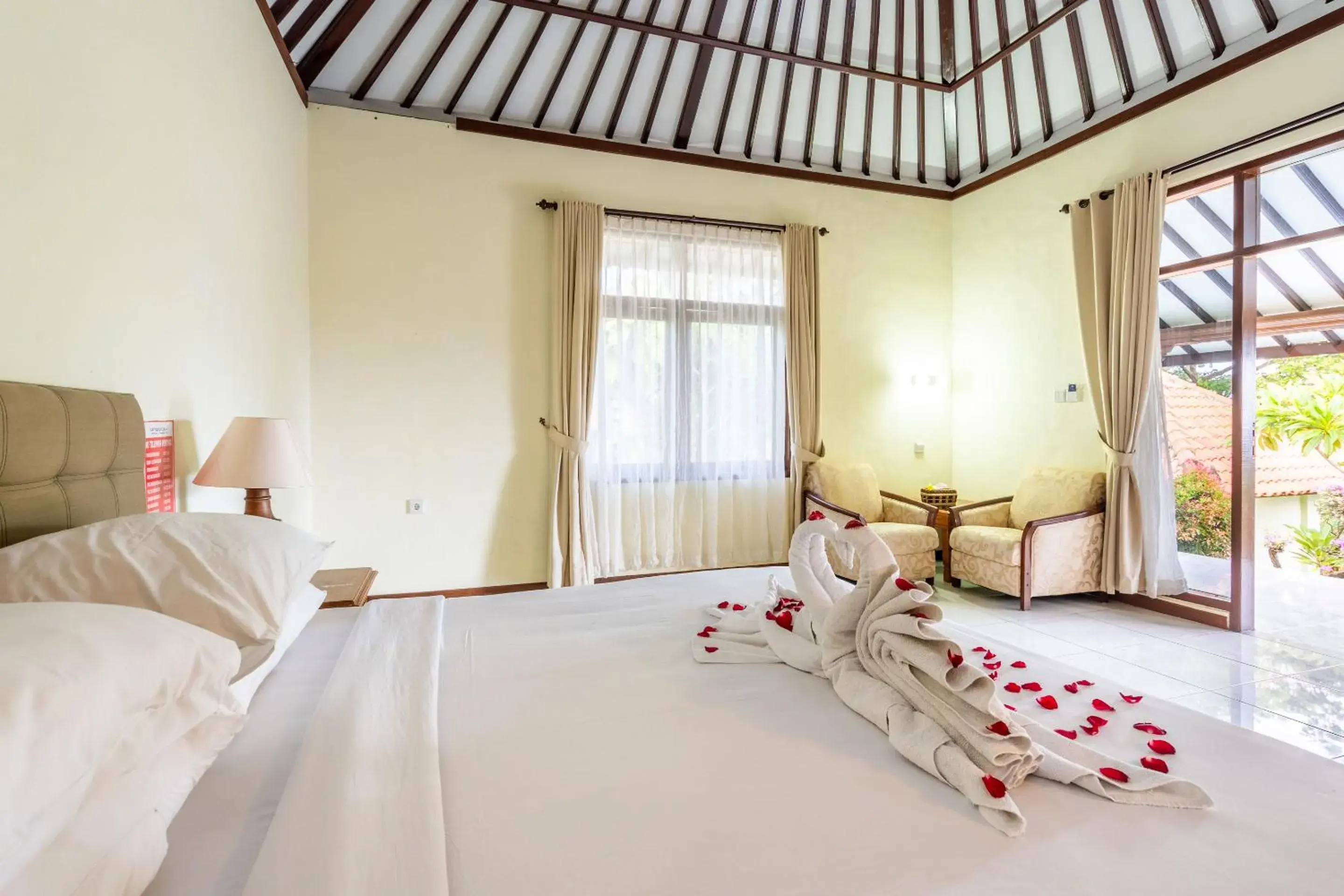 Bedroom, Bed in Taman Surgawi Resort & Spa Bedroom, Bed in Taman Surgawi Resort & Spa