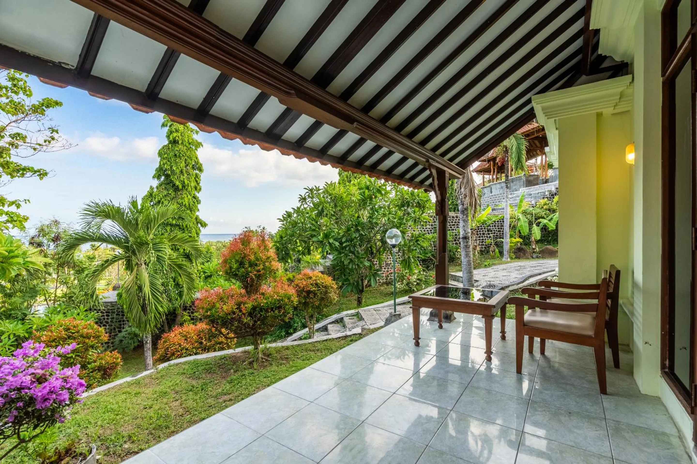 Balcony/Terrace in Taman Surgawi Resort & Spa