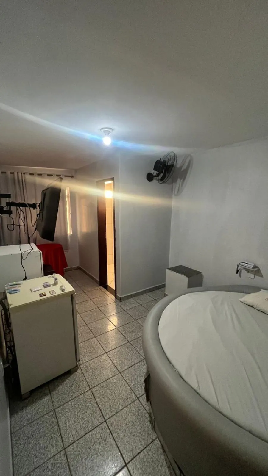 Bathroom, Bed in Caribe Palace Hotel Taguatinga