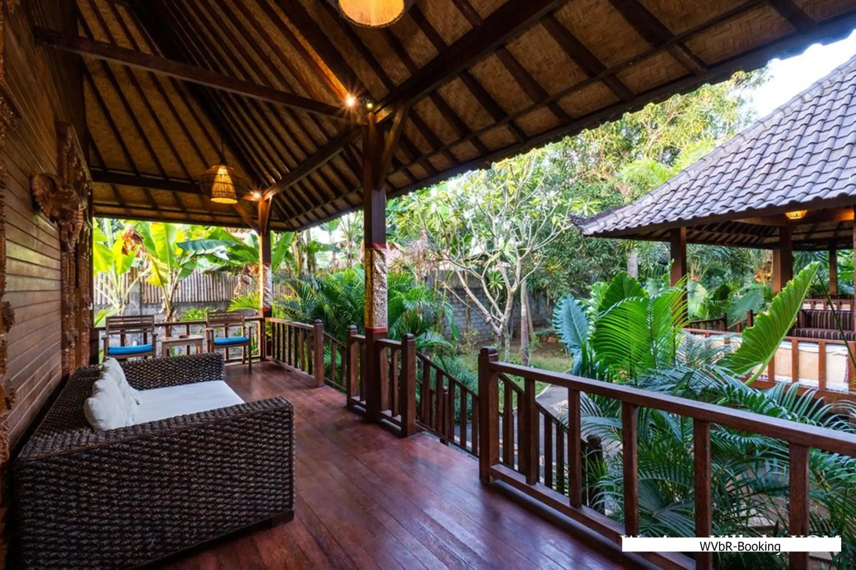 Garden view in Warisan Villa By Reccoma Garden view in Warisan Villa By Reccoma