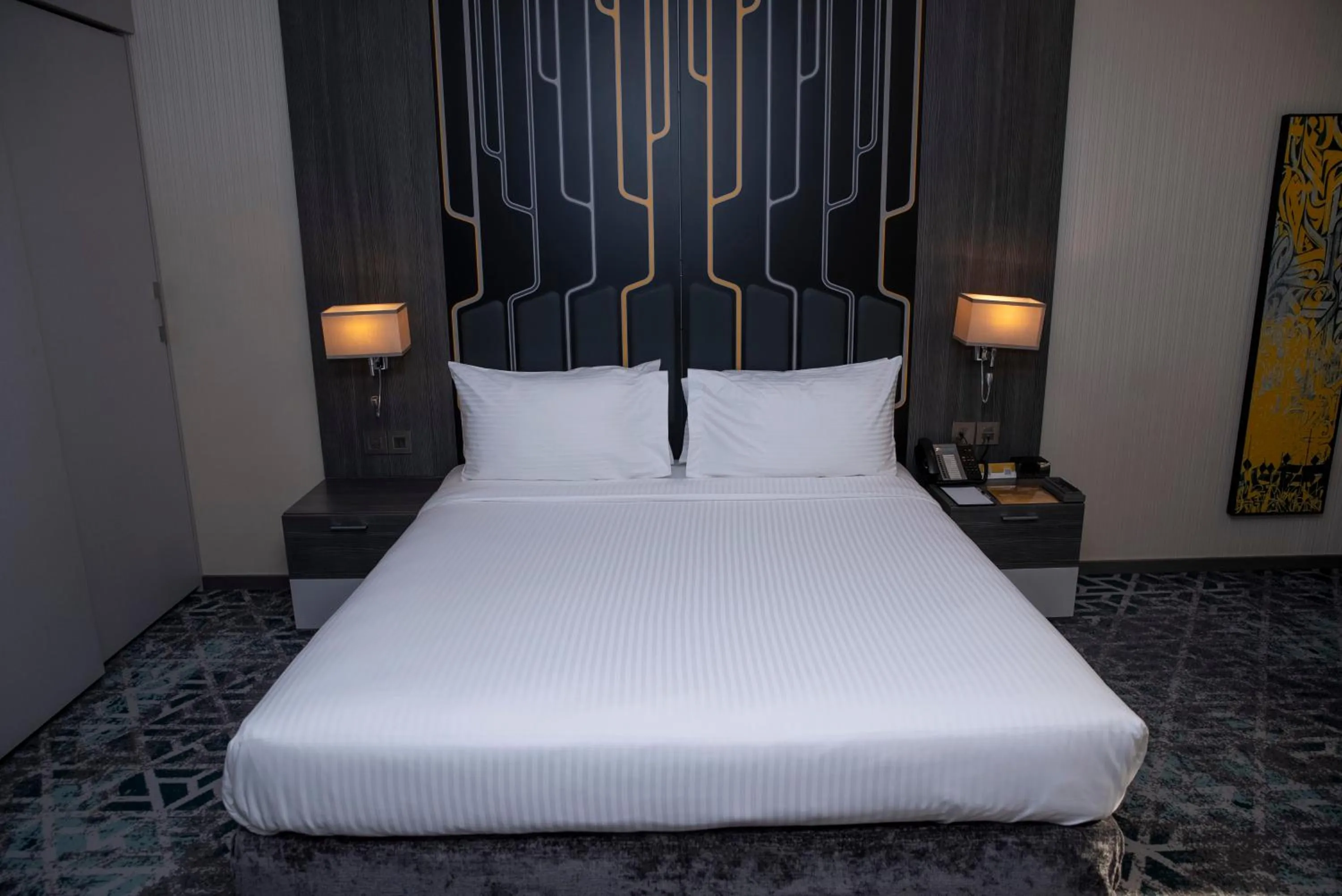 Photo of the whole room, Bed in Executives Hotel - KAFD