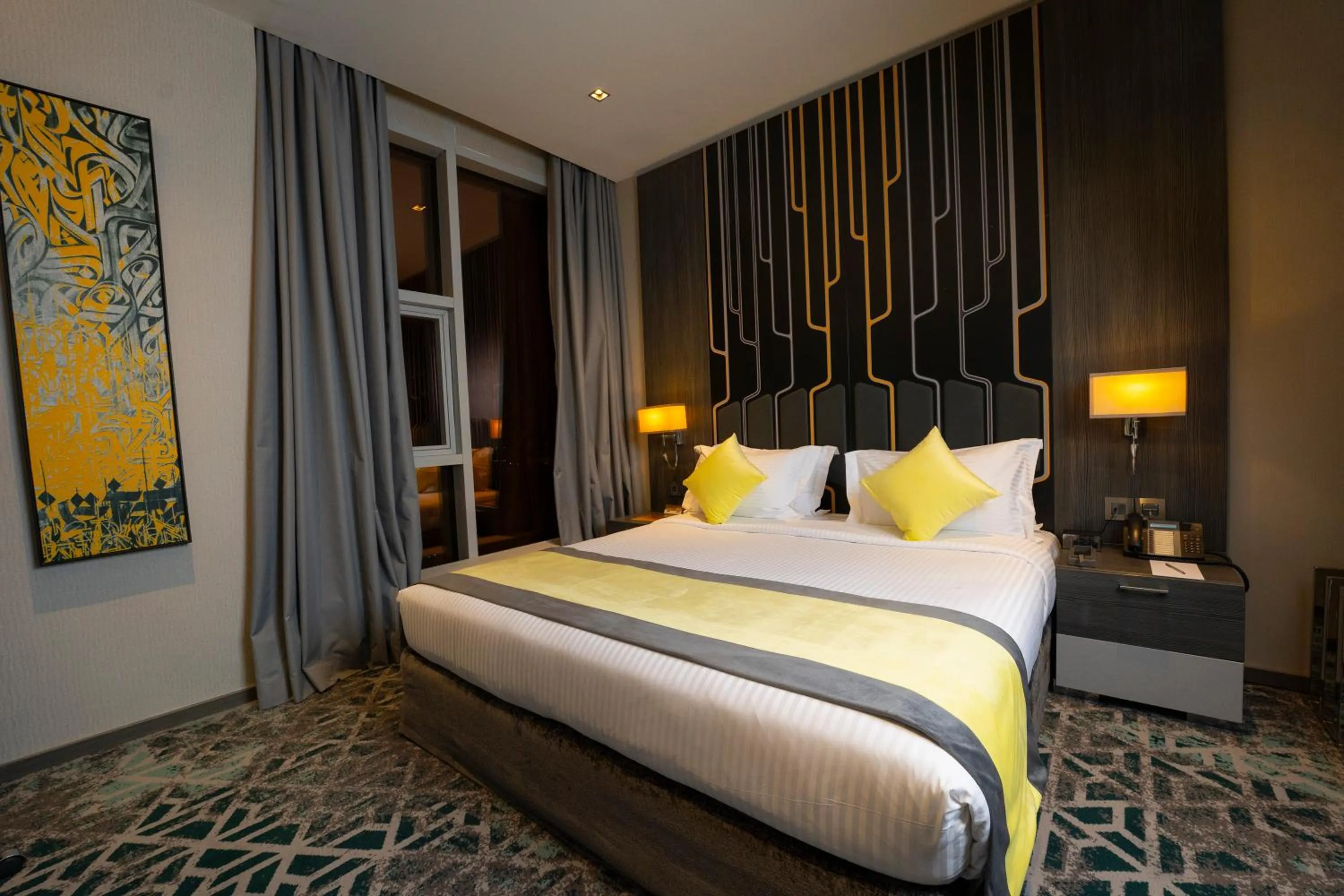 Photo of the whole room, Bed in Executives Hotel - KAFD