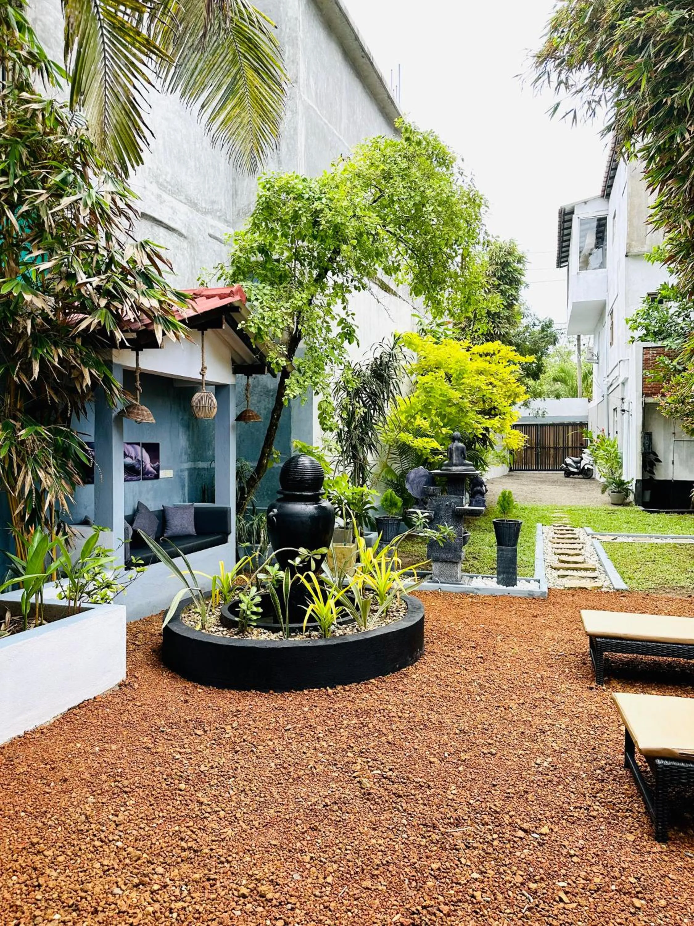 Garden in Cocoplant Surf Inn