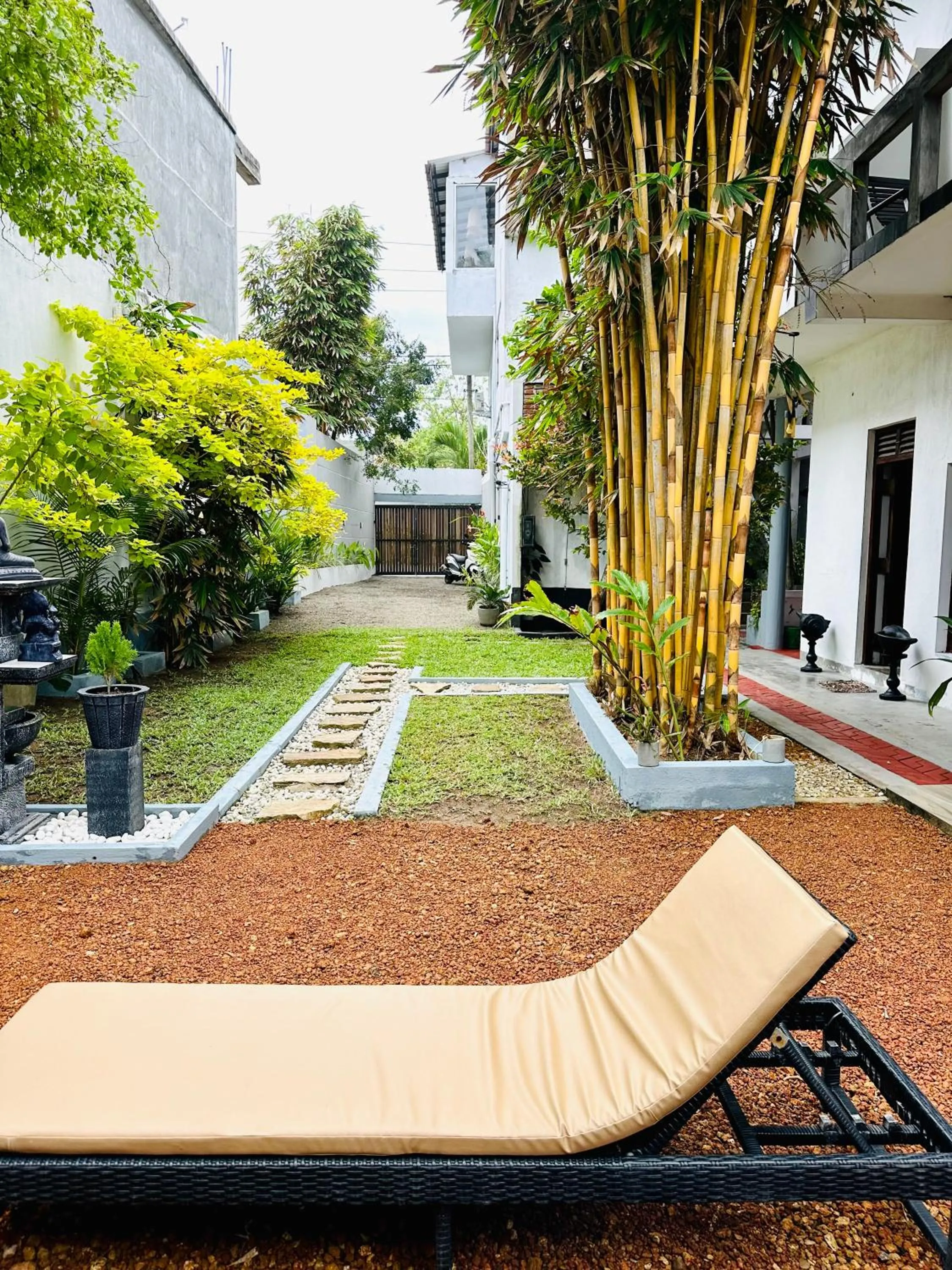 Garden view in Cocoplant Surf Inn