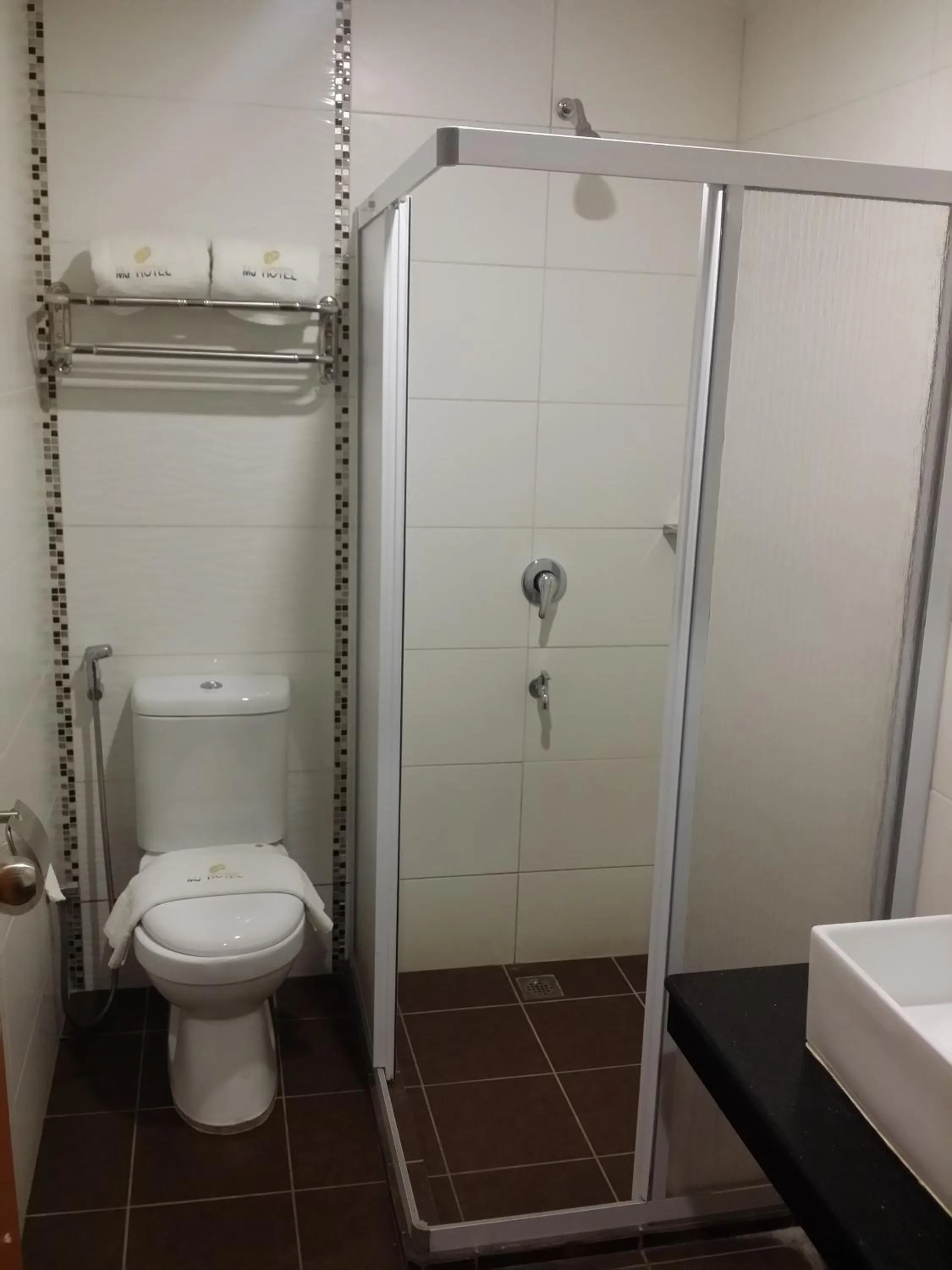 Bathroom in MJ Hotel