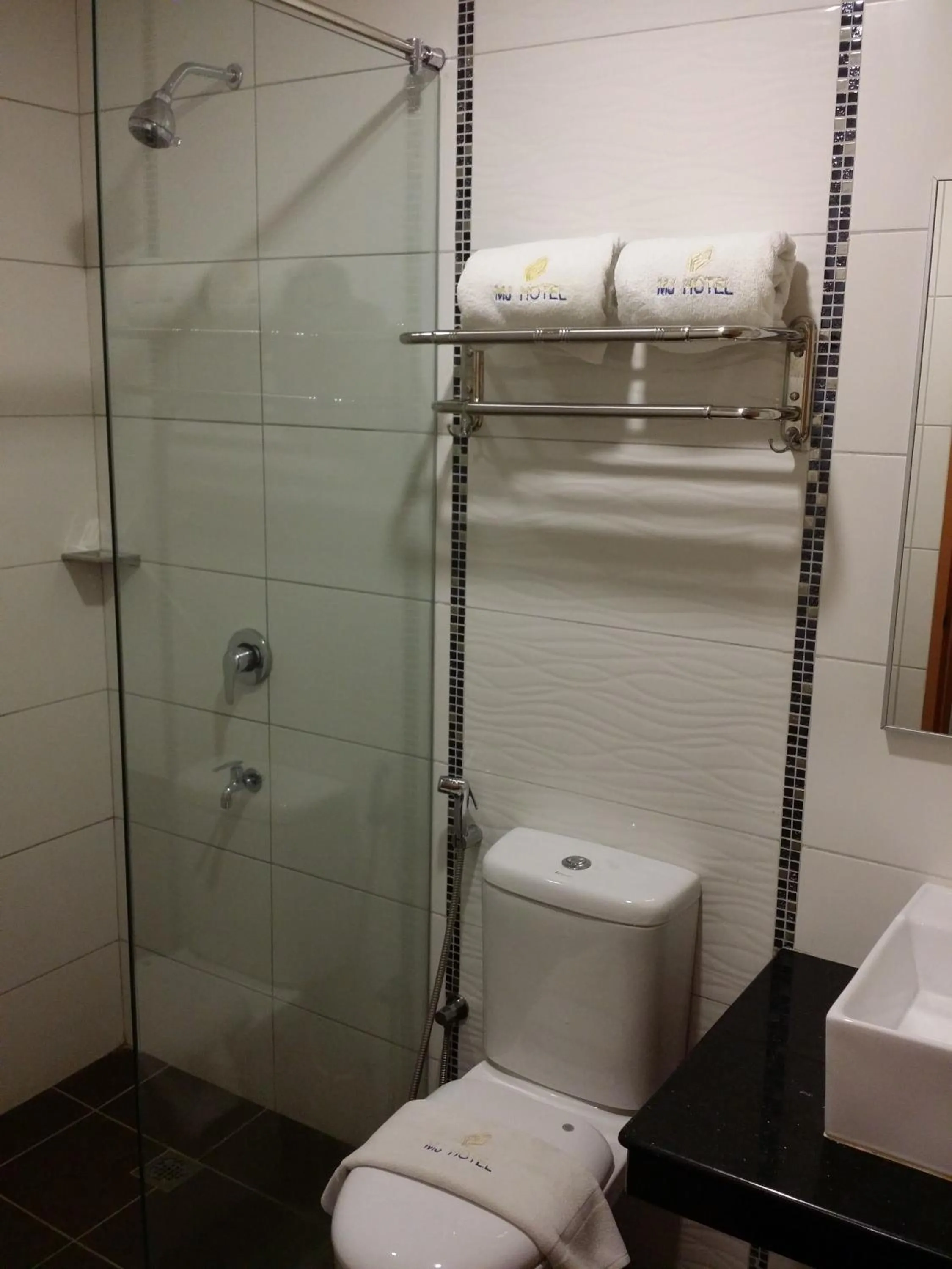 Bathroom in MJ Hotel