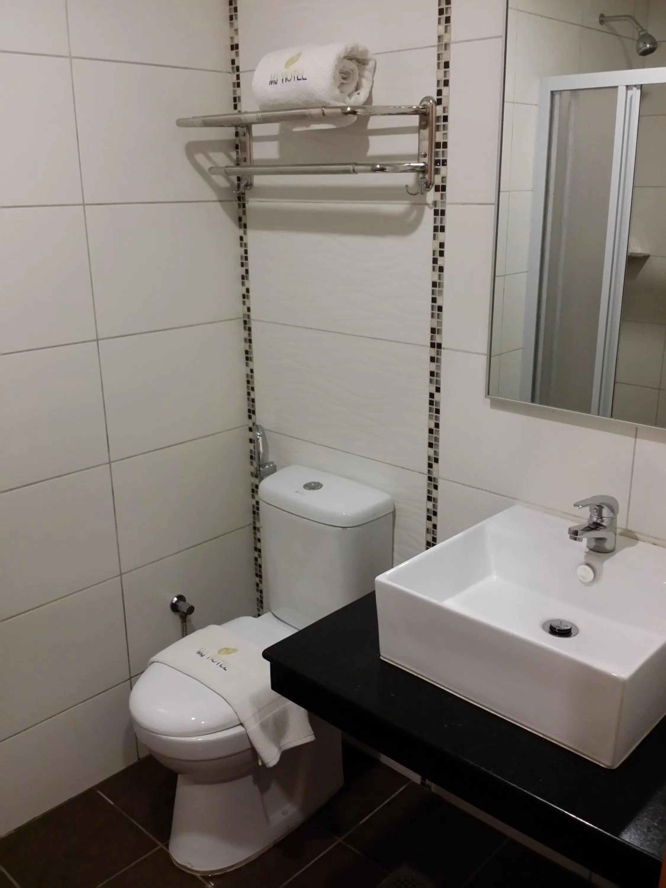 Bathroom in MJ Hotel