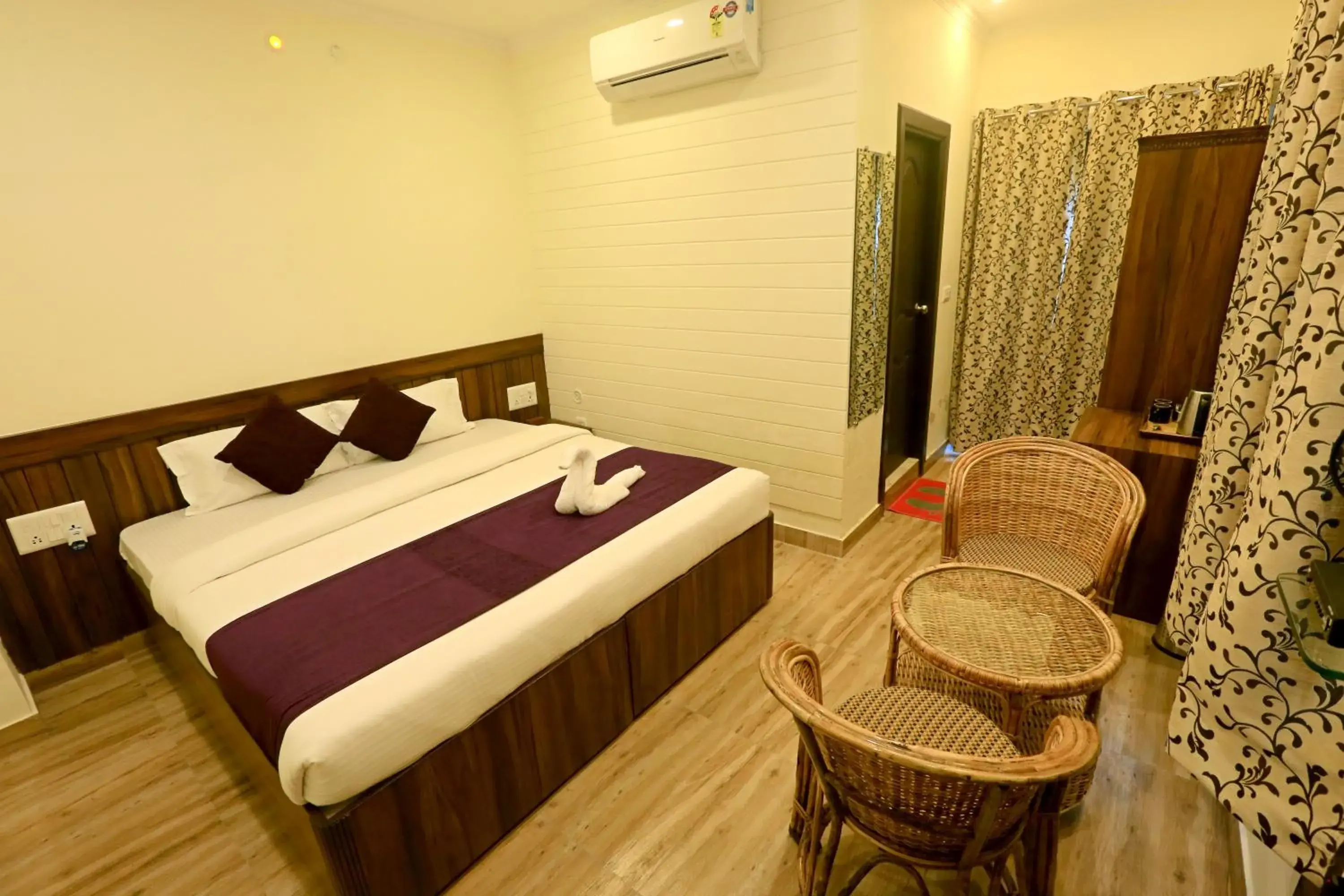 Photo of the whole room, Bed in Vedas Tapovan Photo of the whole room, Bed in Vedas Tapovan