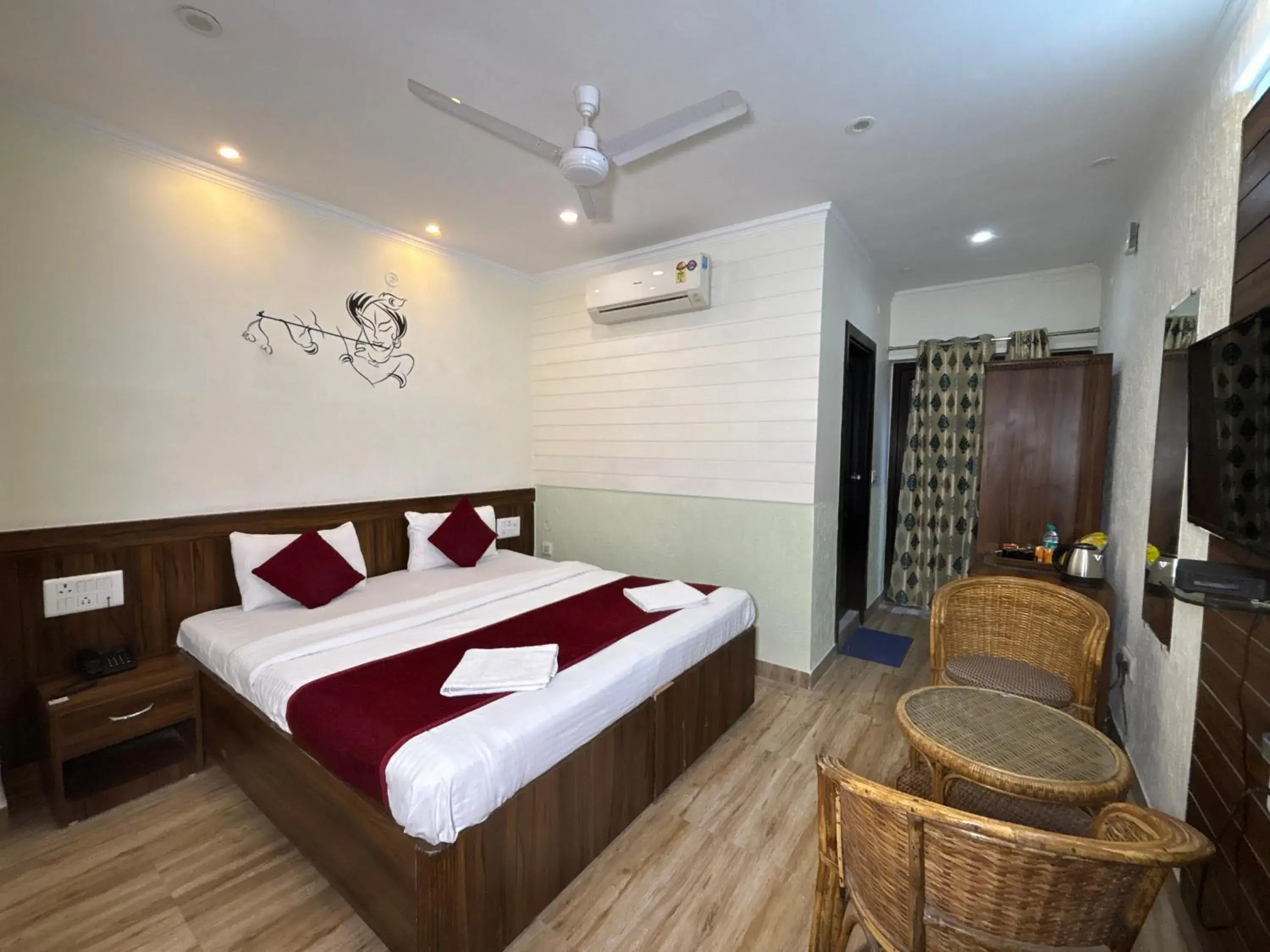 Bed in Vedas Tapovan Bed in Vedas Tapovan