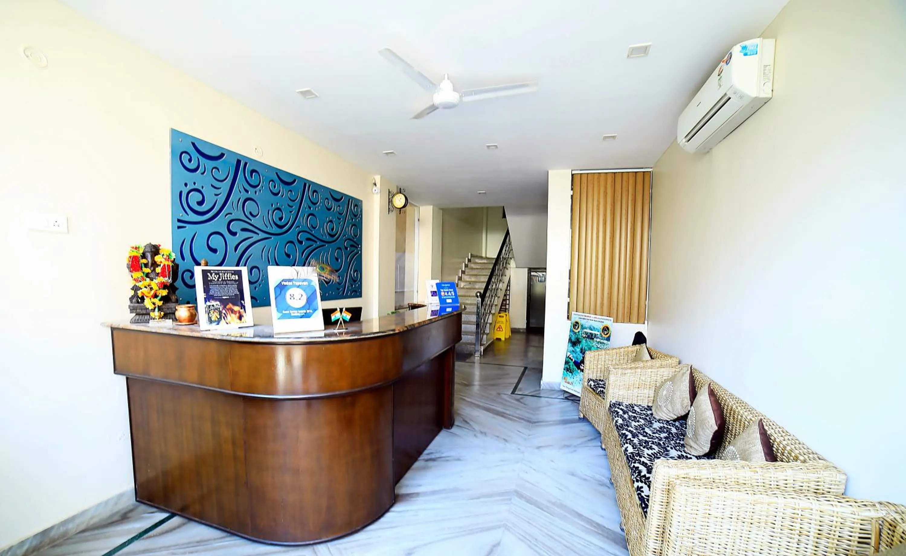 Facade/entrance in Vedas Tapovan