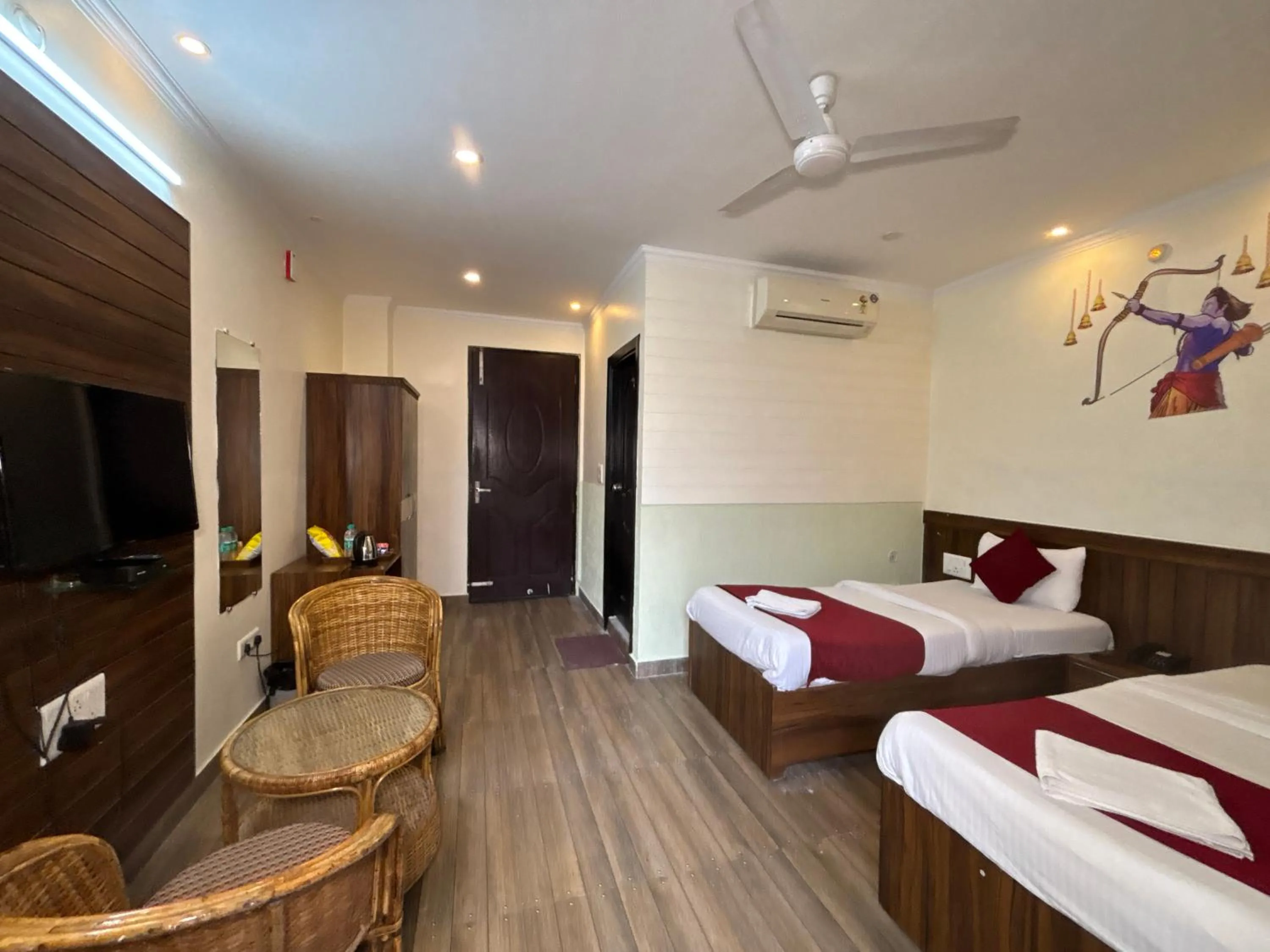 Bed in Vedas Tapovan