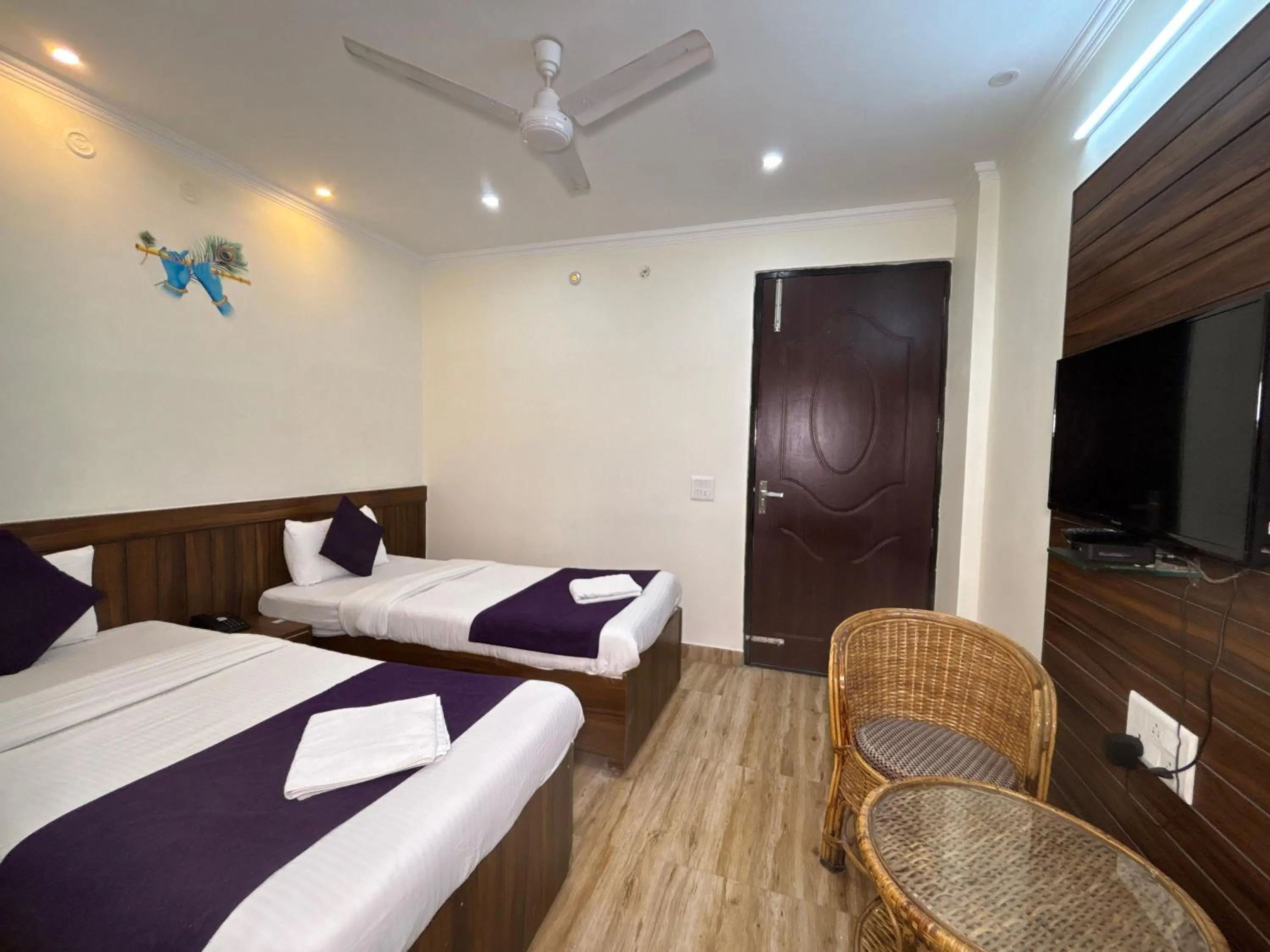 Bed in Vedas Tapovan