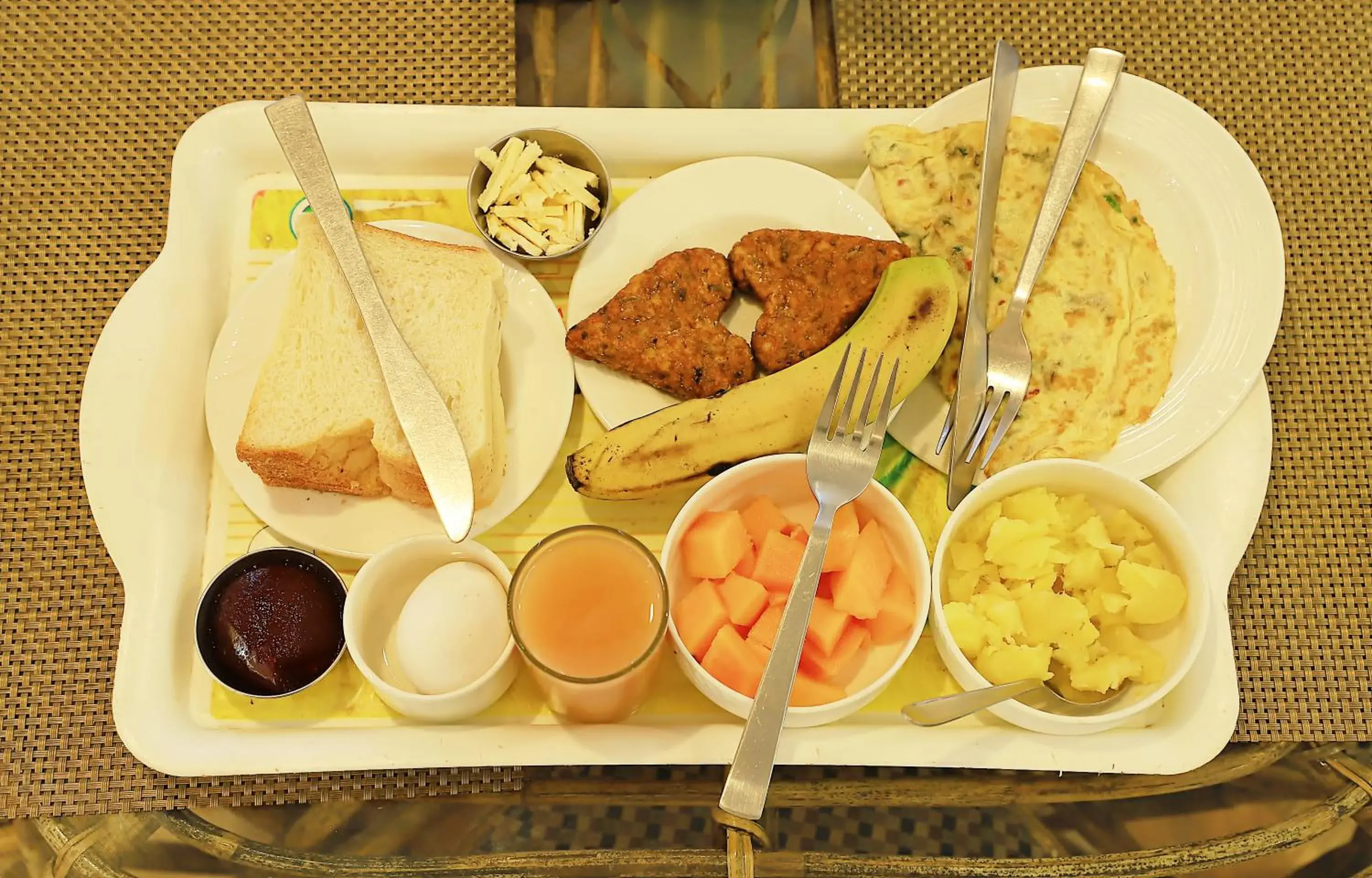 Breakfast in Vedas Tapovan Breakfast in Vedas Tapovan