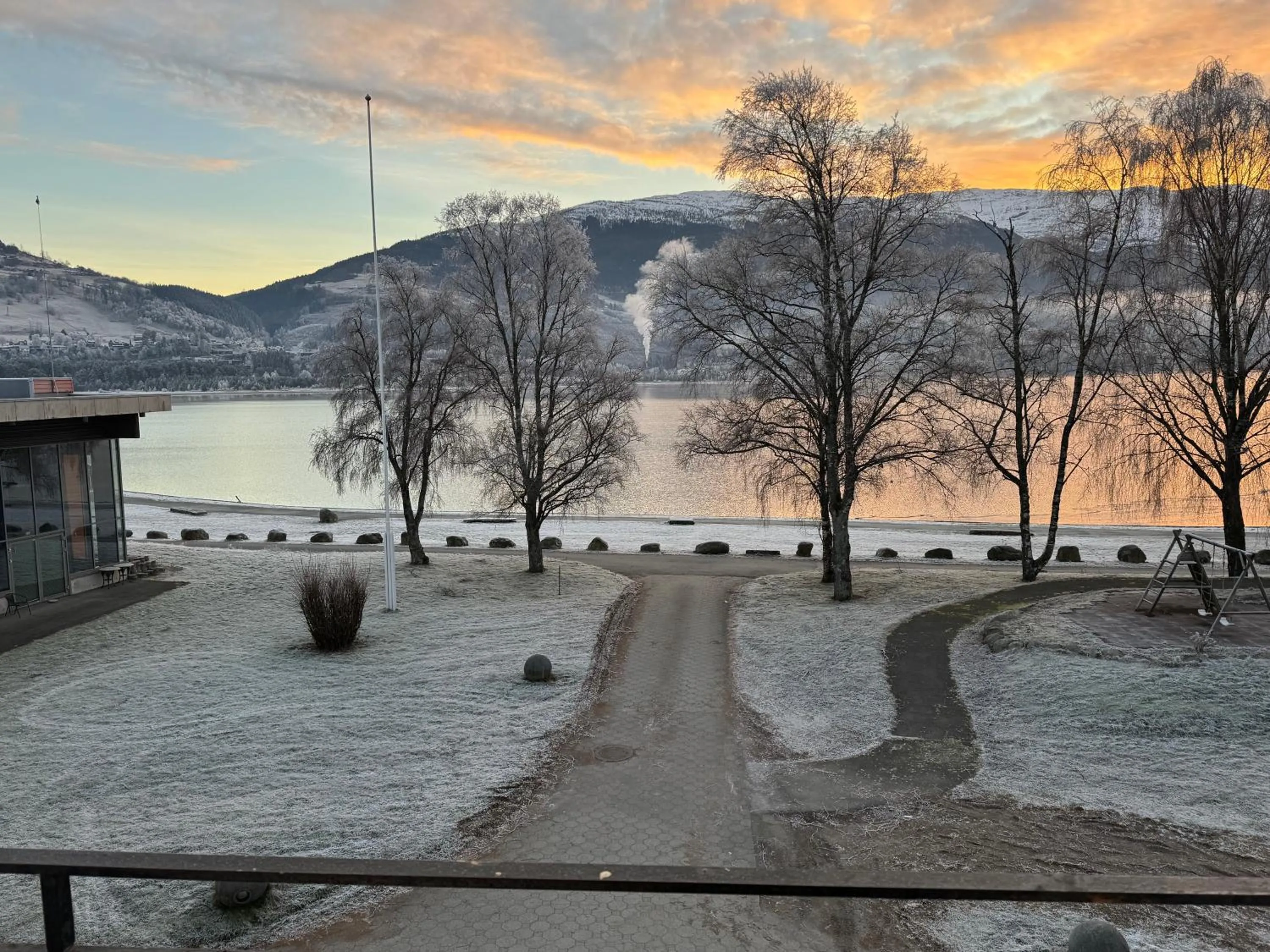 Lake view in Park Hotel Vossevangen