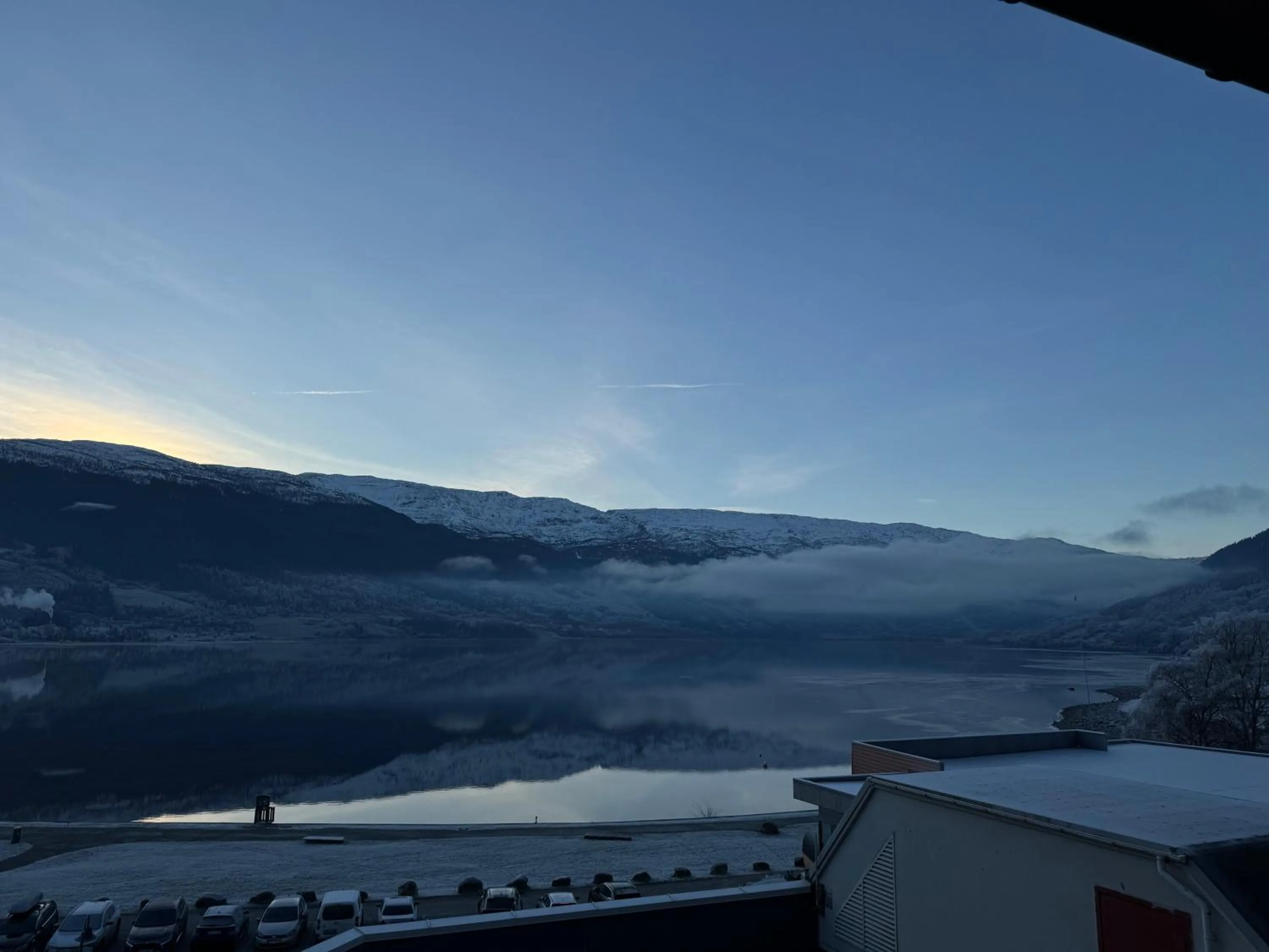 Lake view in Park Hotel Vossevangen