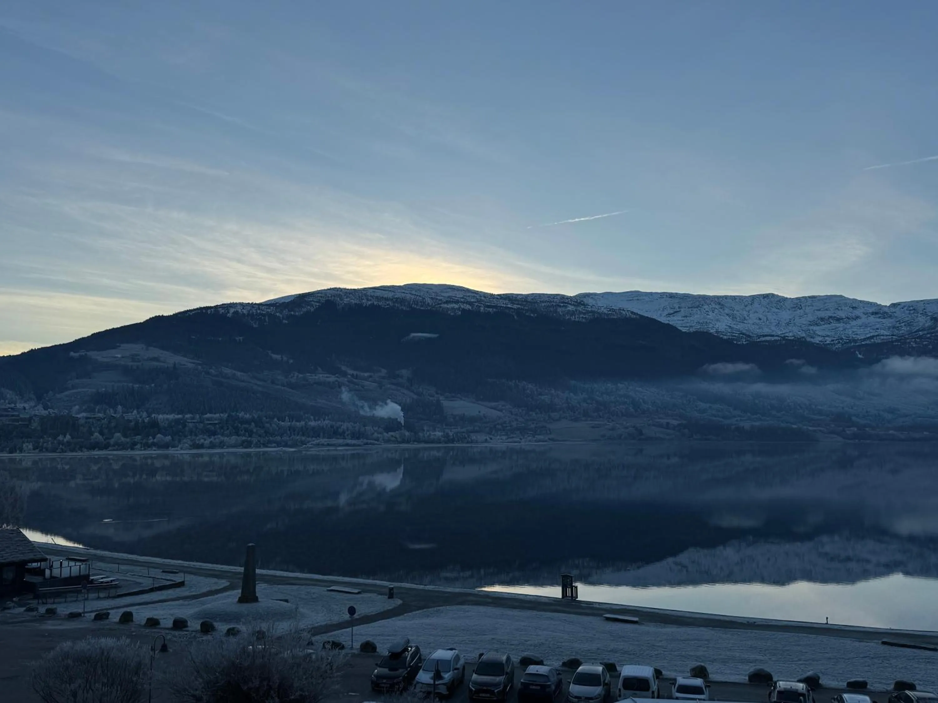 Lake view in Park Hotel Vossevangen
