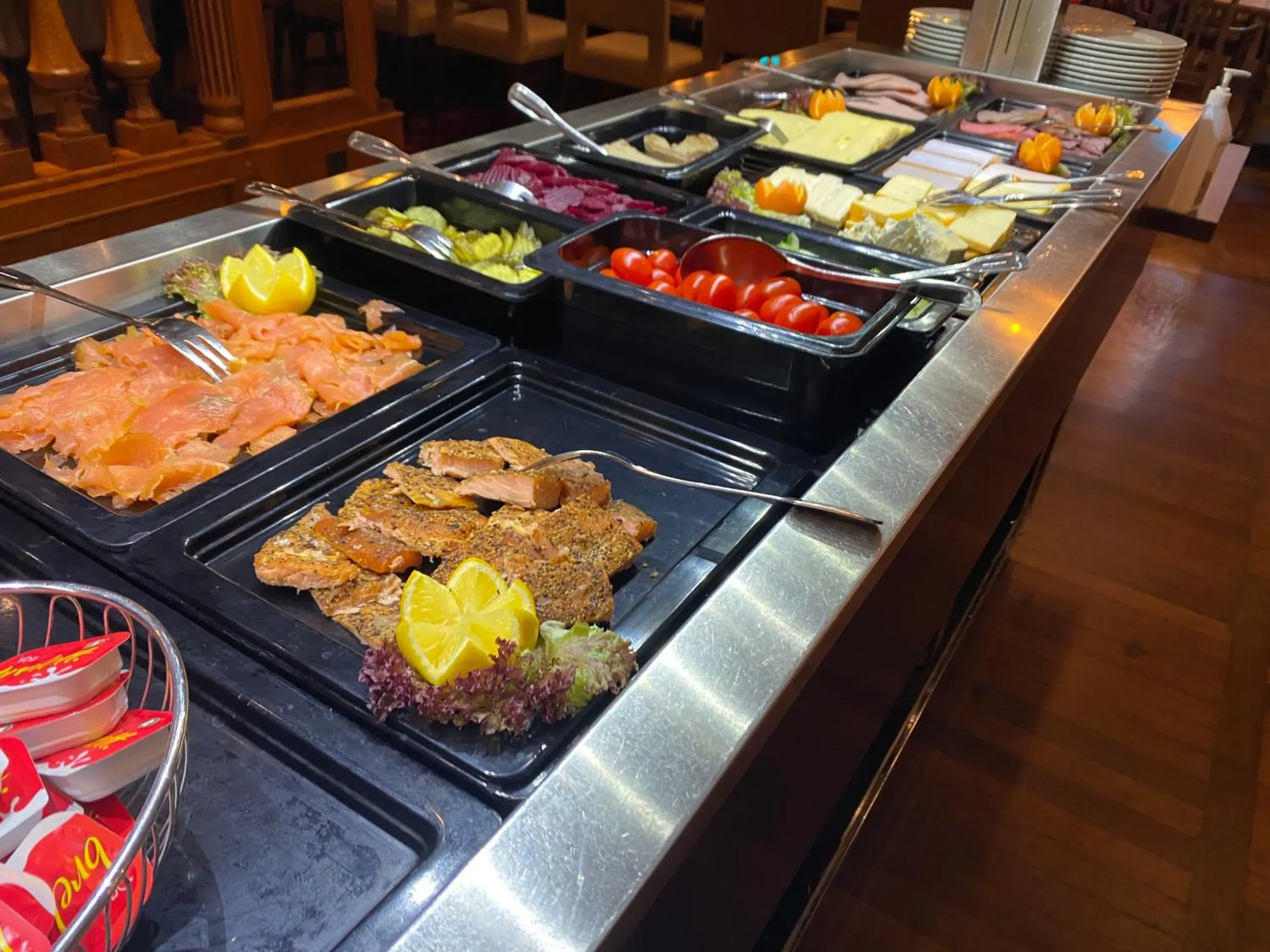 Buffet breakfast in Park Hotel Vossevangen Buffet breakfast in Park Hotel Vossevangen