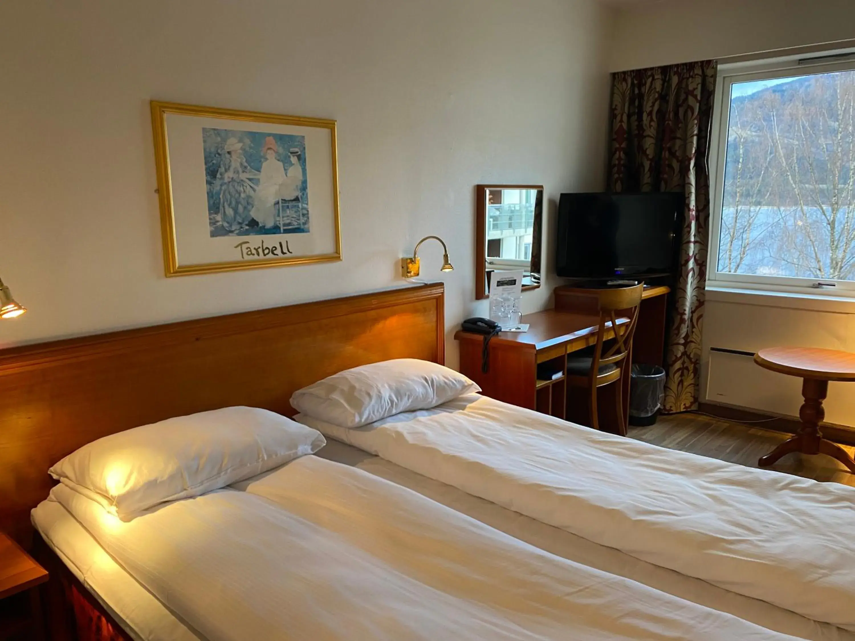 Bed in Park Hotel Vossevangen Bed in Park Hotel Vossevangen