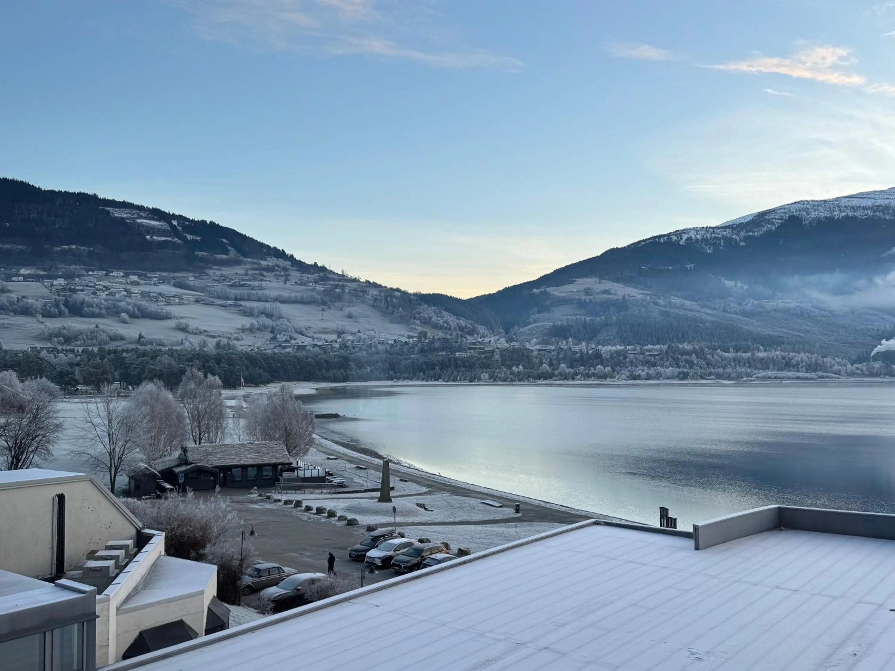 Lake view in Park Hotel Vossevangen