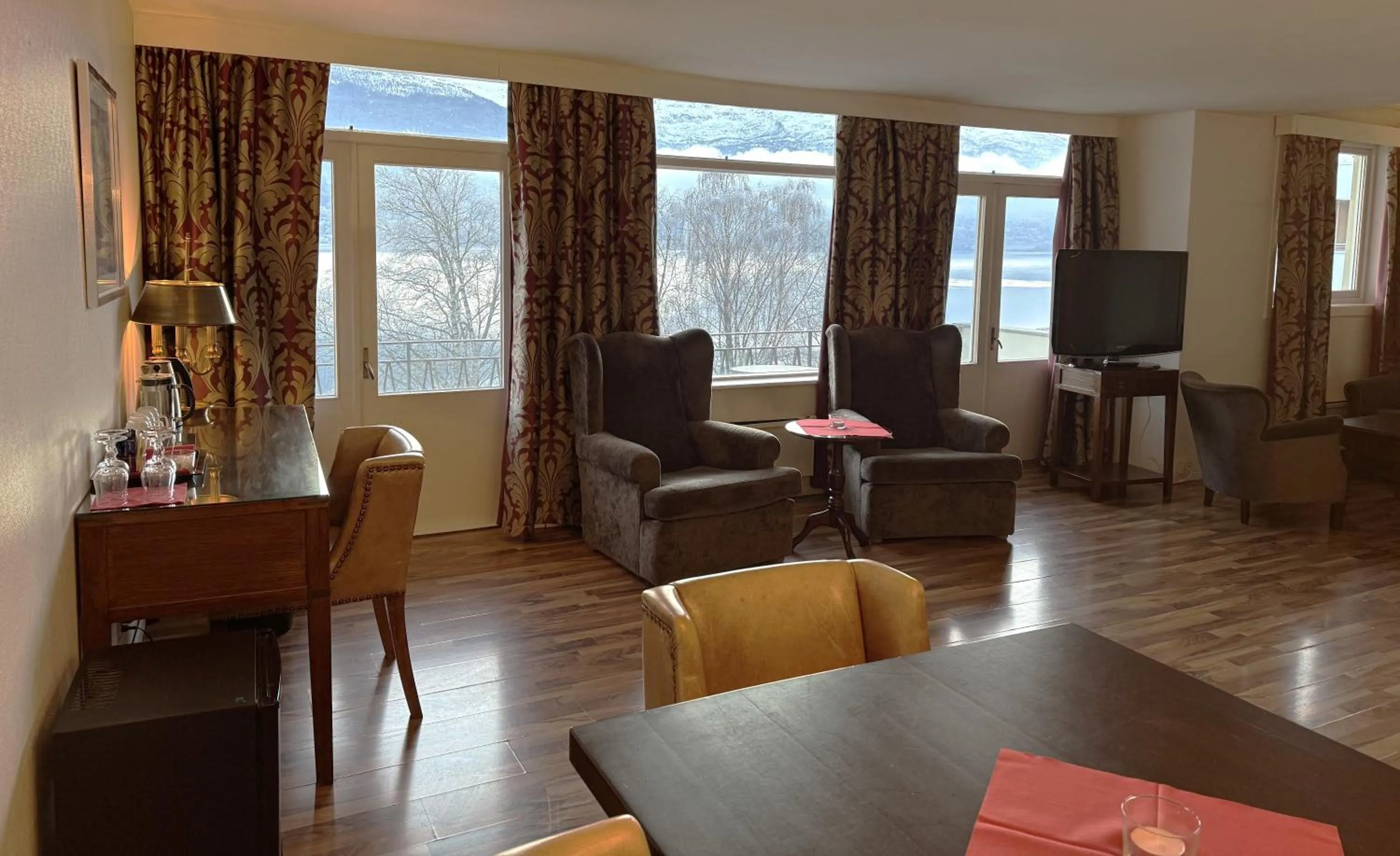 Living room in Park Hotel Vossevangen