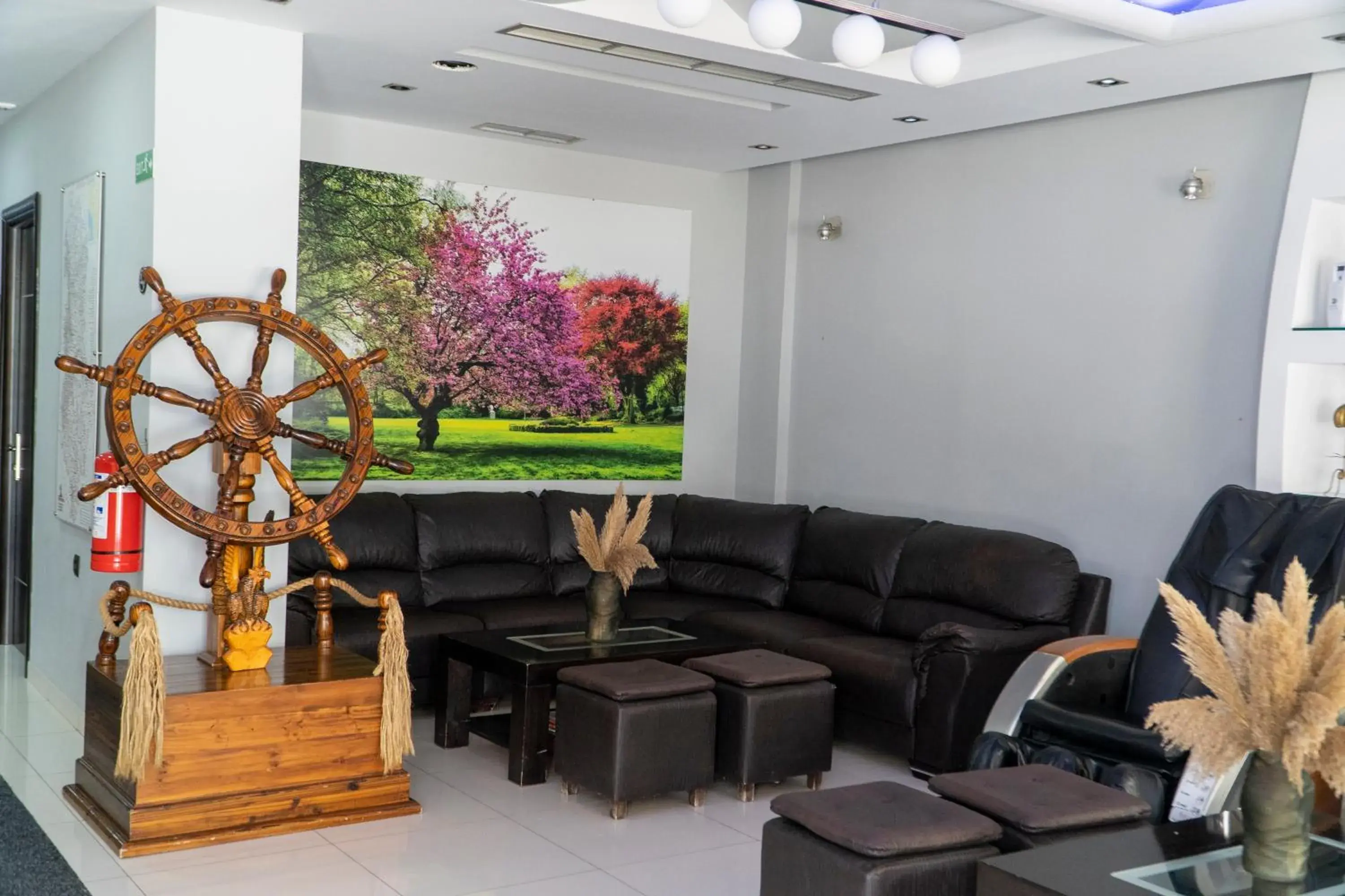 Lobby or reception in Hotel Mediterrane Lobby or reception in Hotel Mediterrane