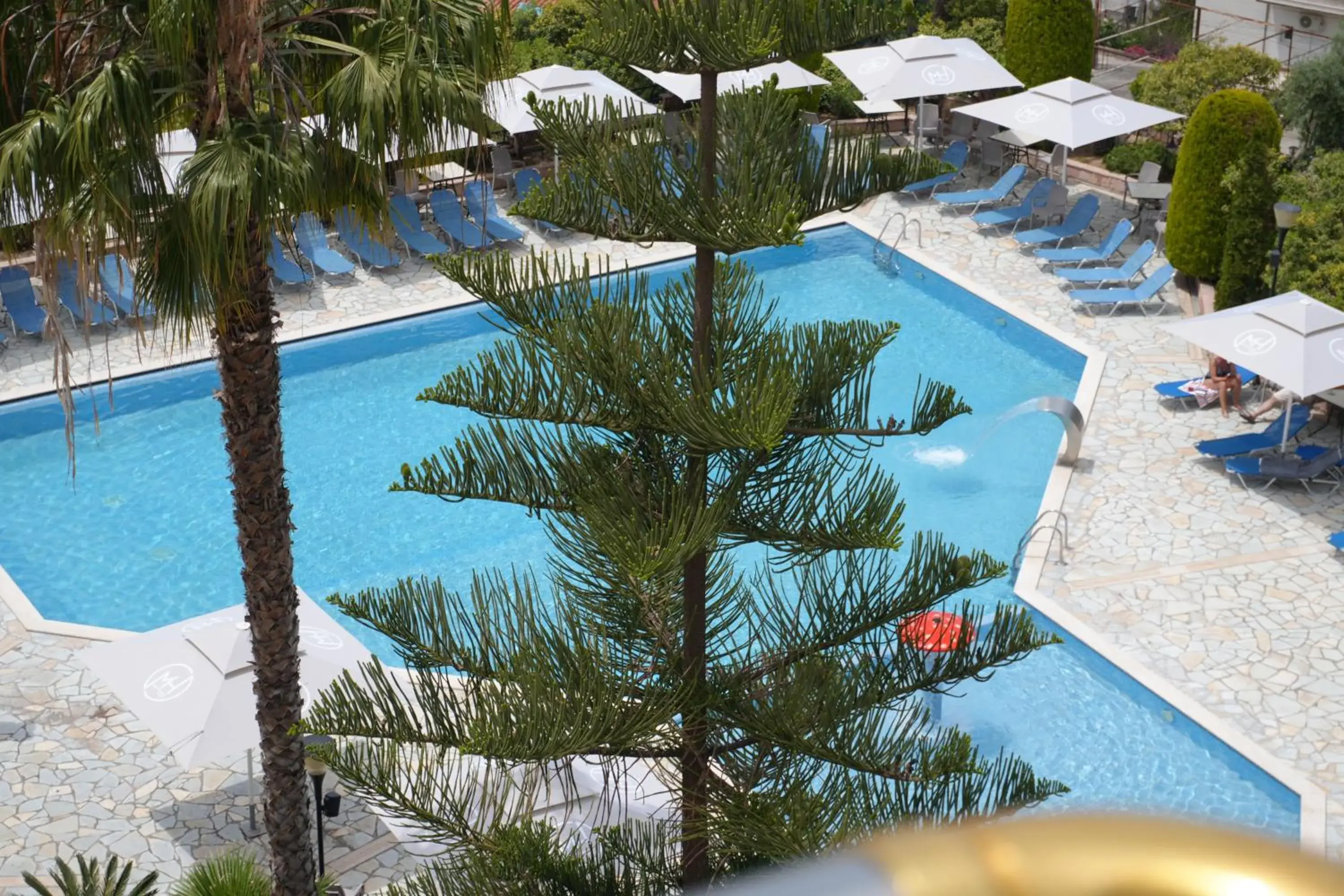 Pool view in Hotel Mediterrane Pool view in Hotel Mediterrane