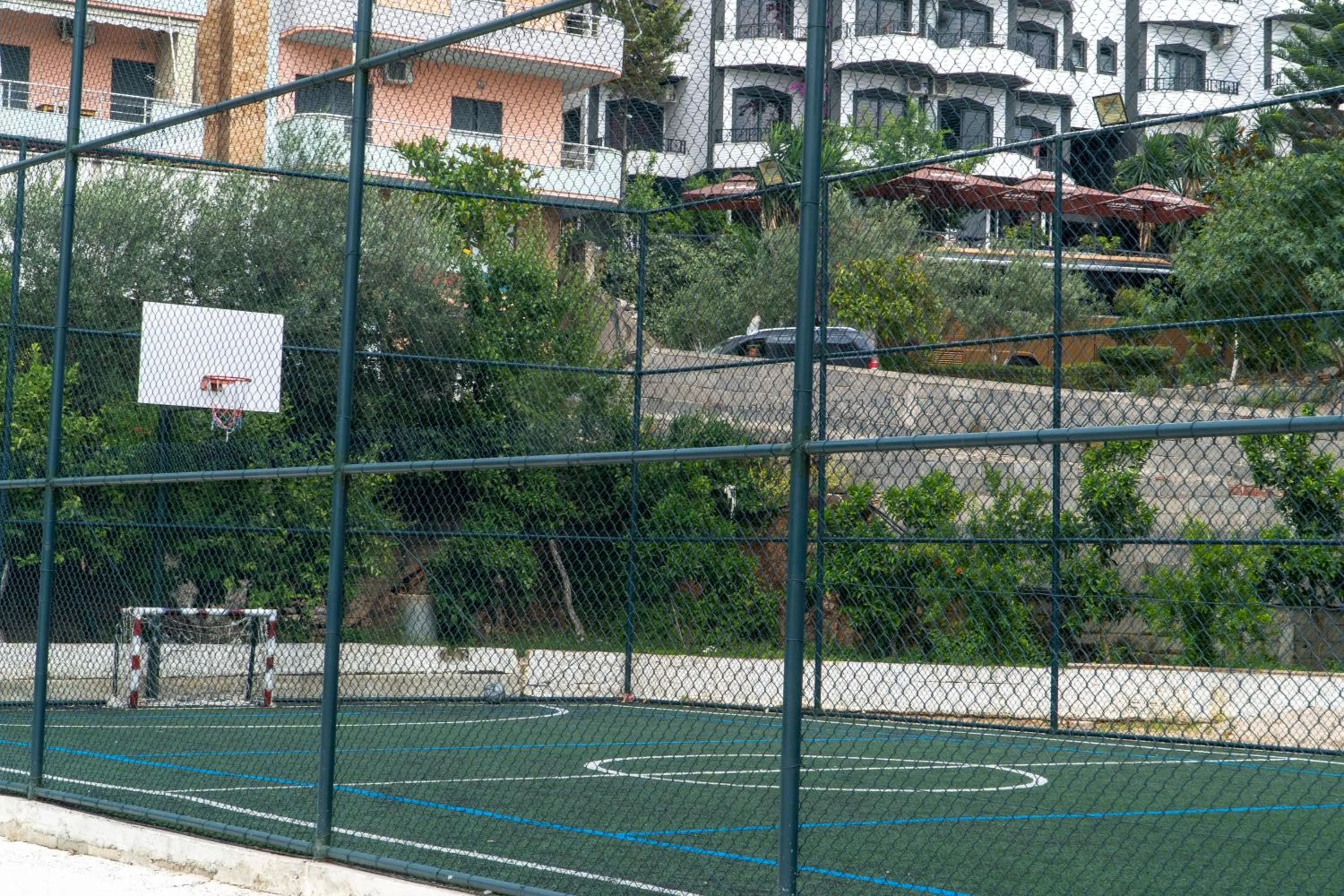 Tennis court in Hotel Mediterrane
