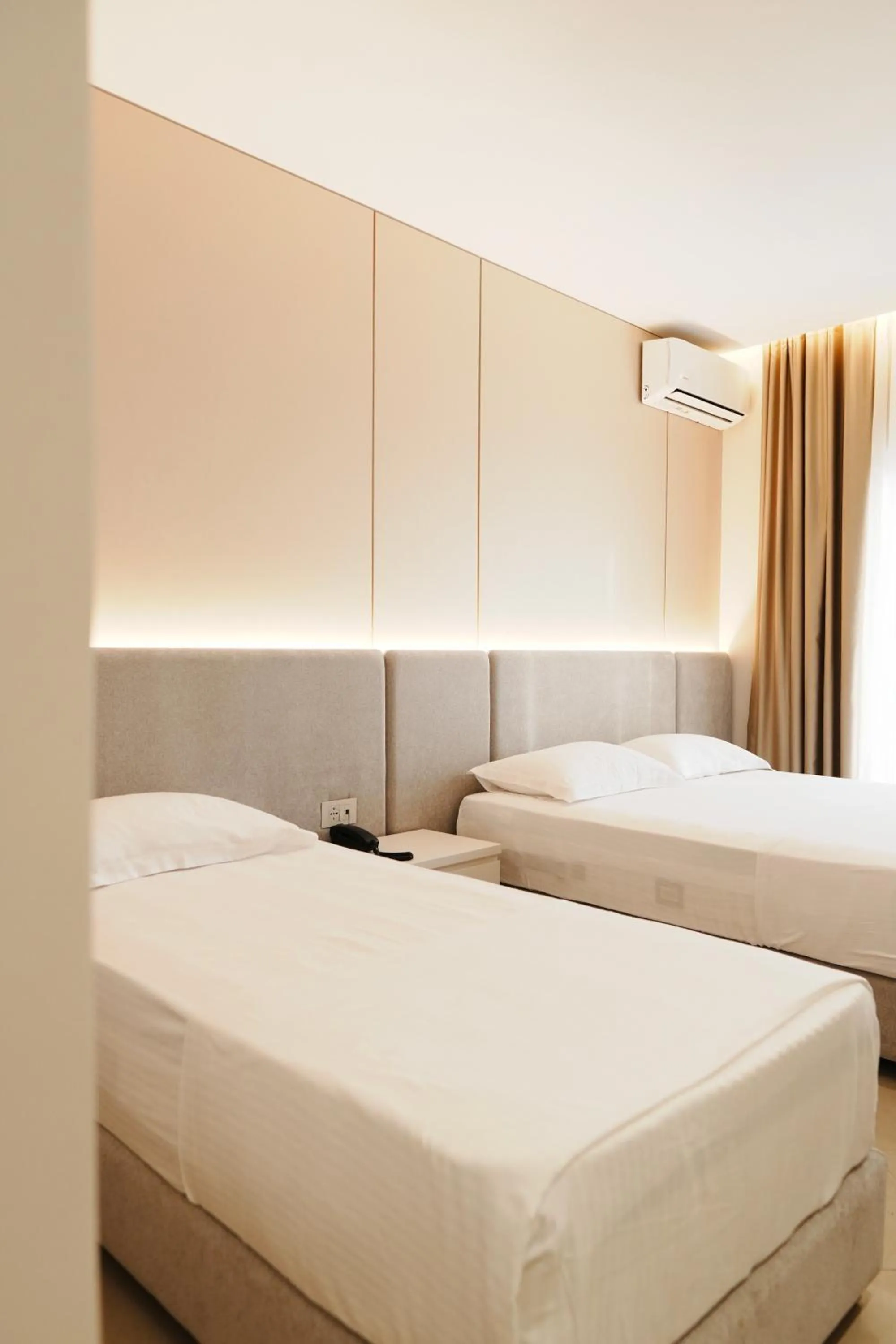 Bed in Hotel Mediterrane