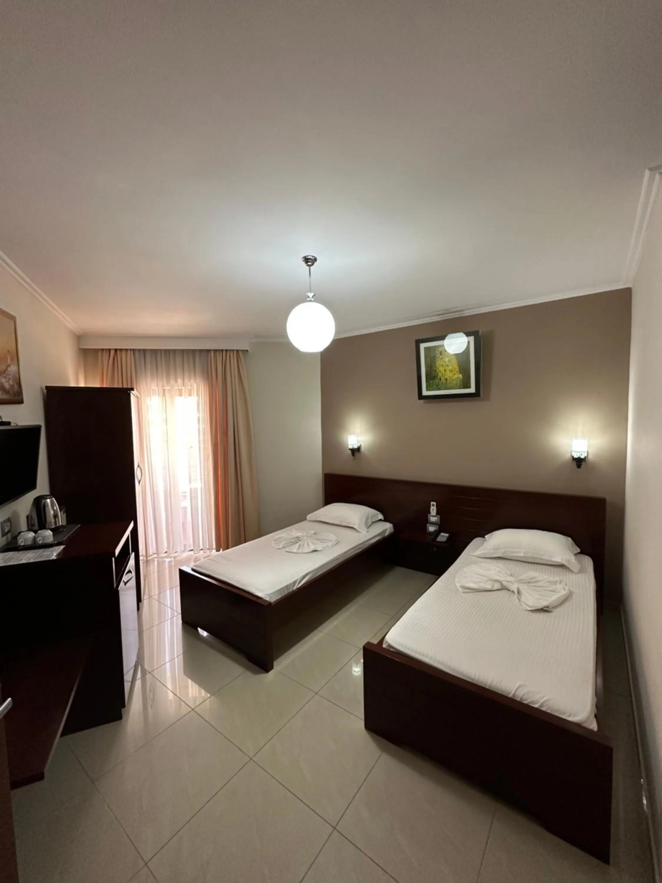 Bed in Hotel Mediterrane