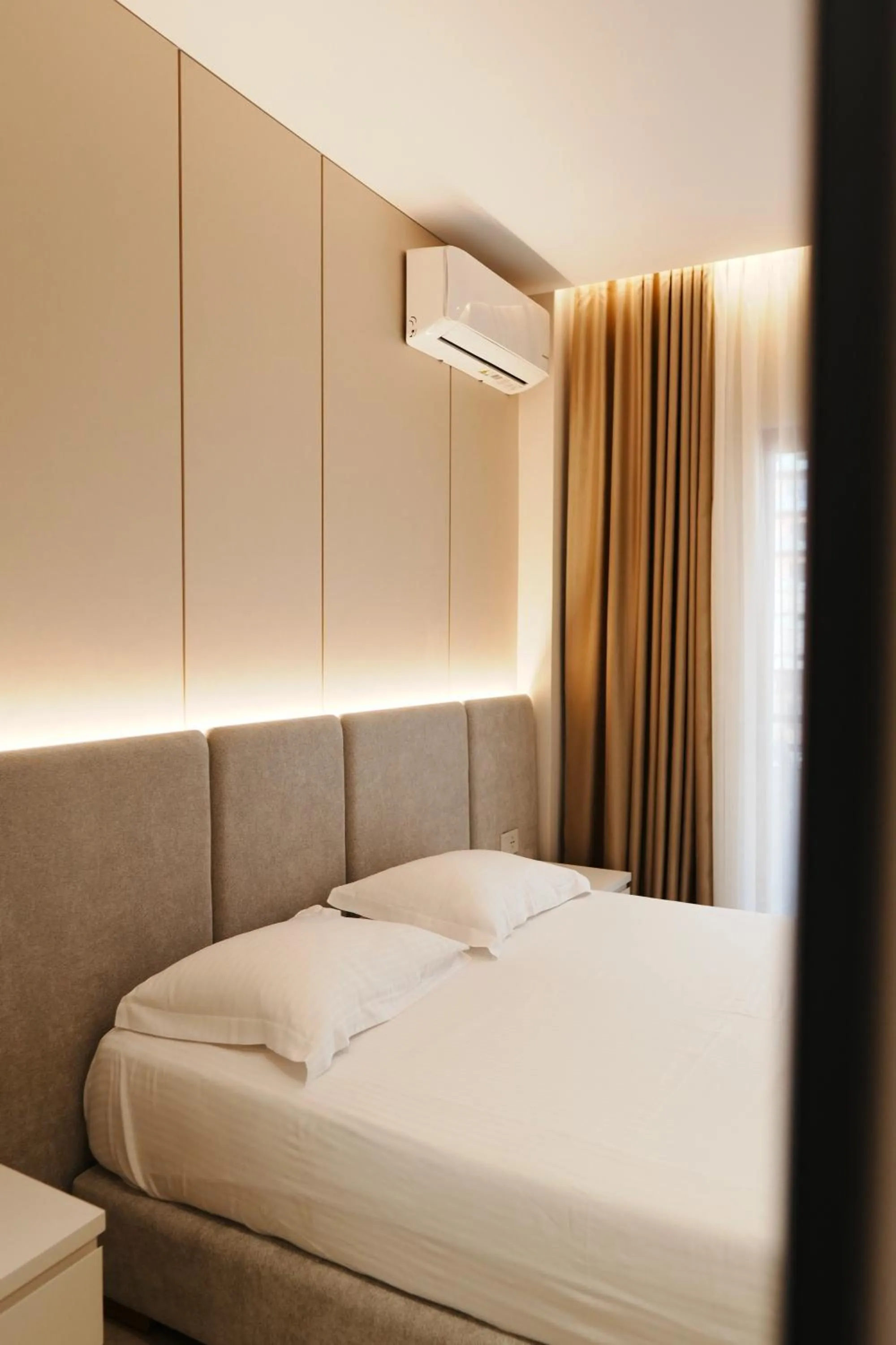 Bed in Hotel Mediterrane