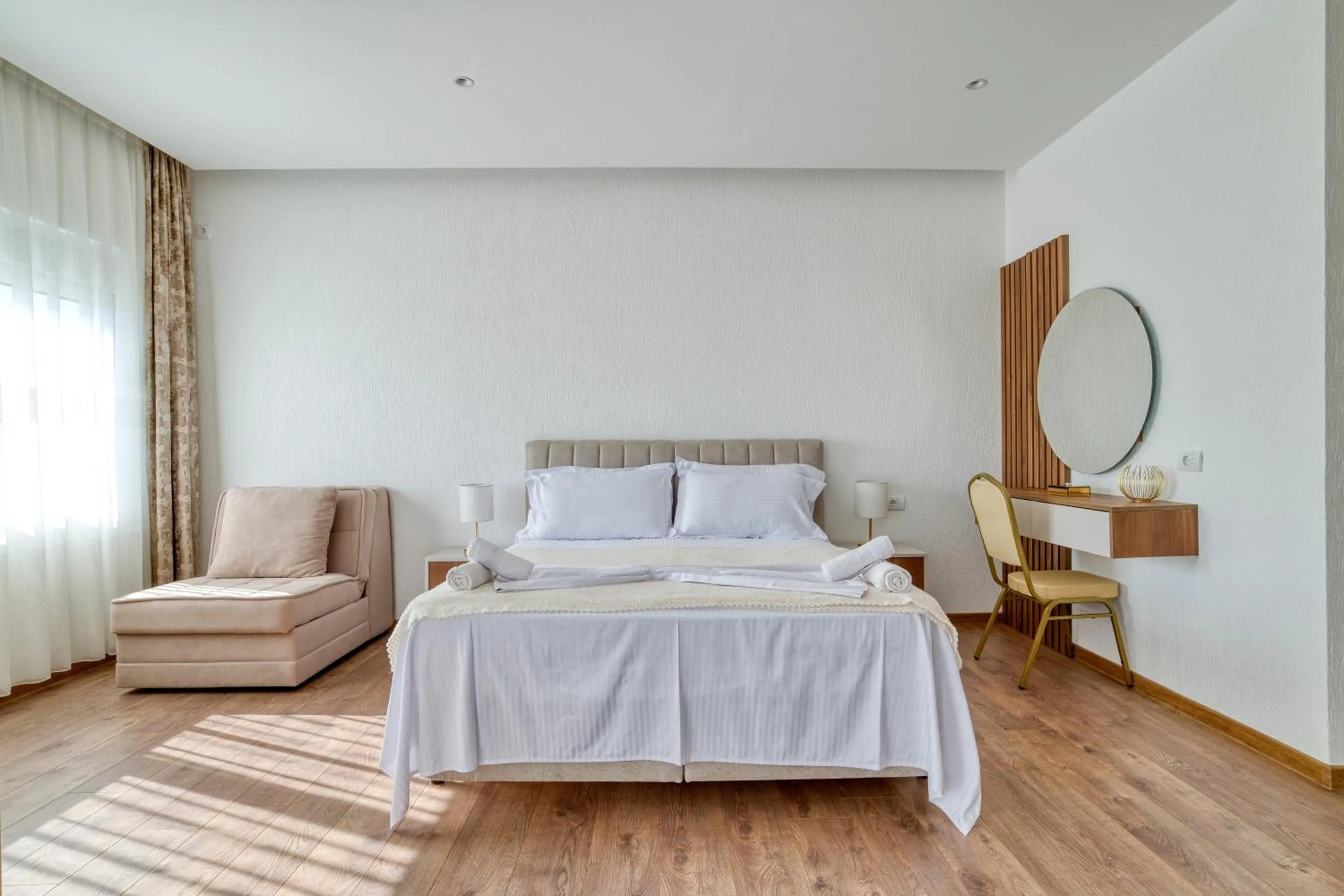 Bed in Aqua Lounge Aparthotel Ulcinj