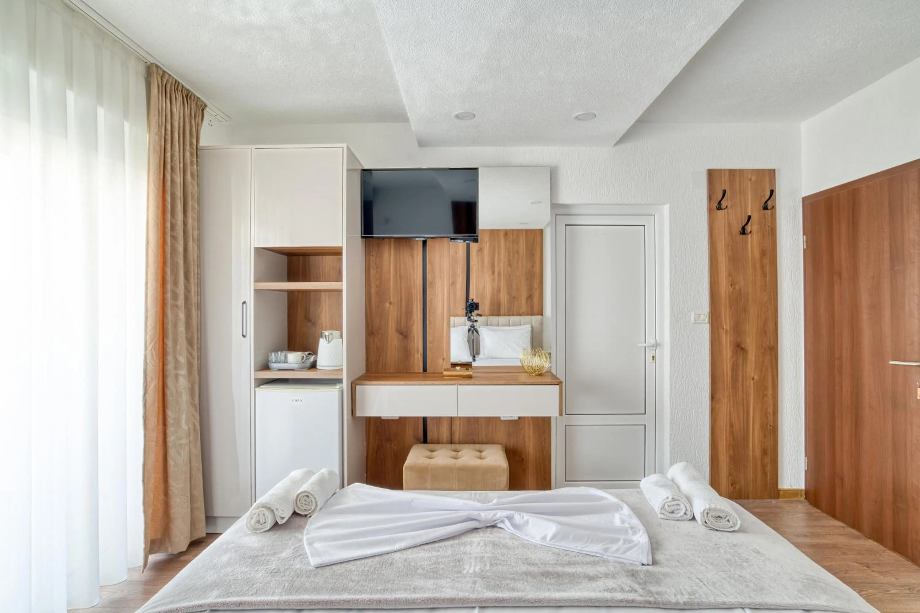 Bed in Aqua Lounge Aparthotel Ulcinj