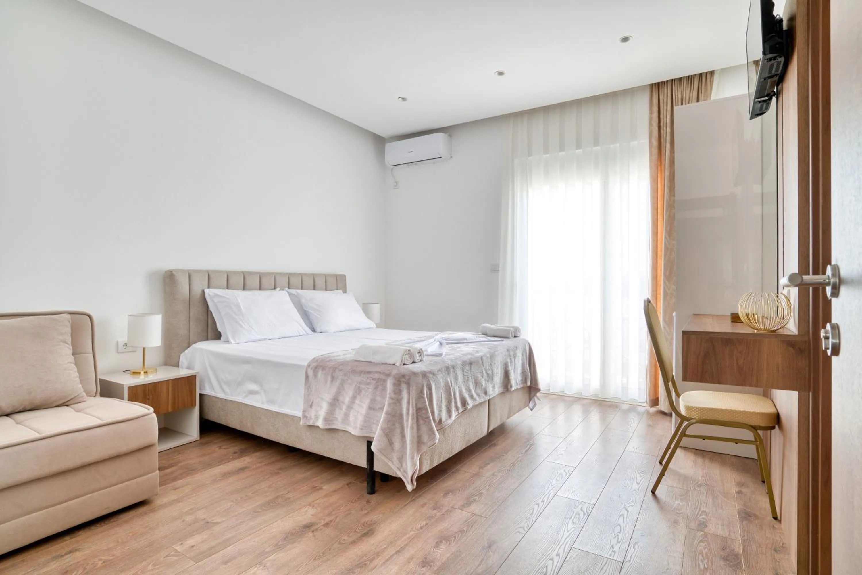 Bed in Aqua Lounge Aparthotel Ulcinj