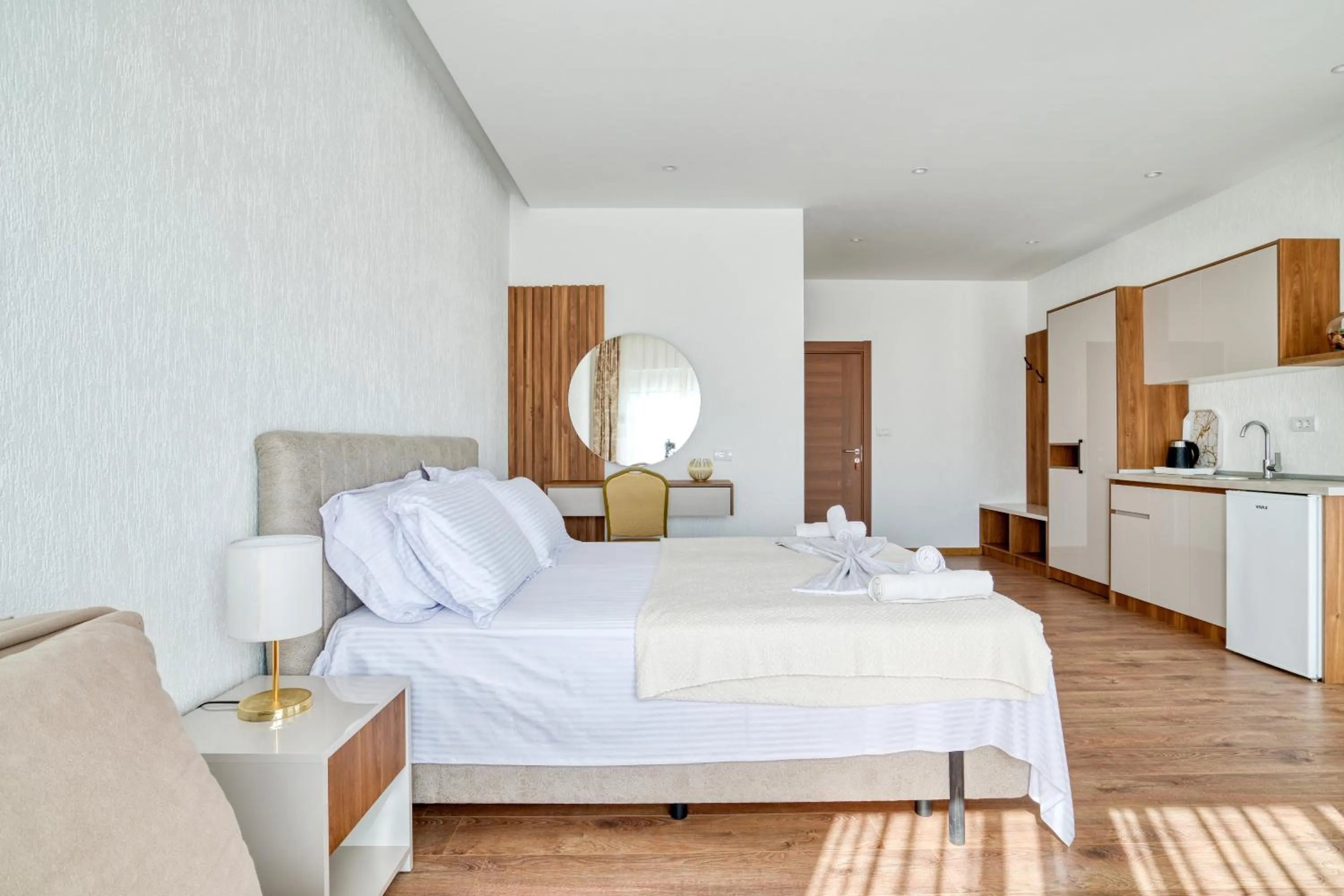 Bed in Aqua Lounge Aparthotel Ulcinj