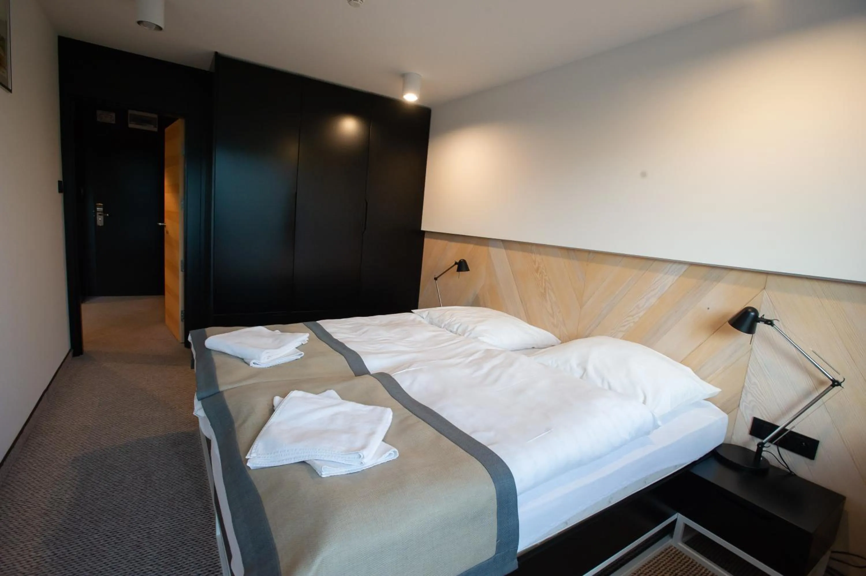 Bed in Hotel Halo Szczyrk