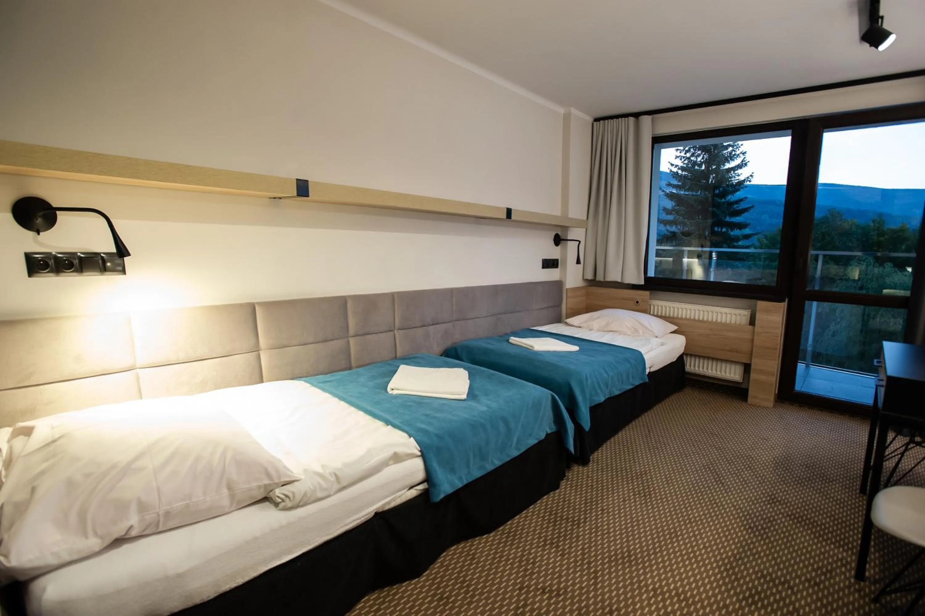 Photo of the whole room, Bed in Hotel Halo Szczyrk