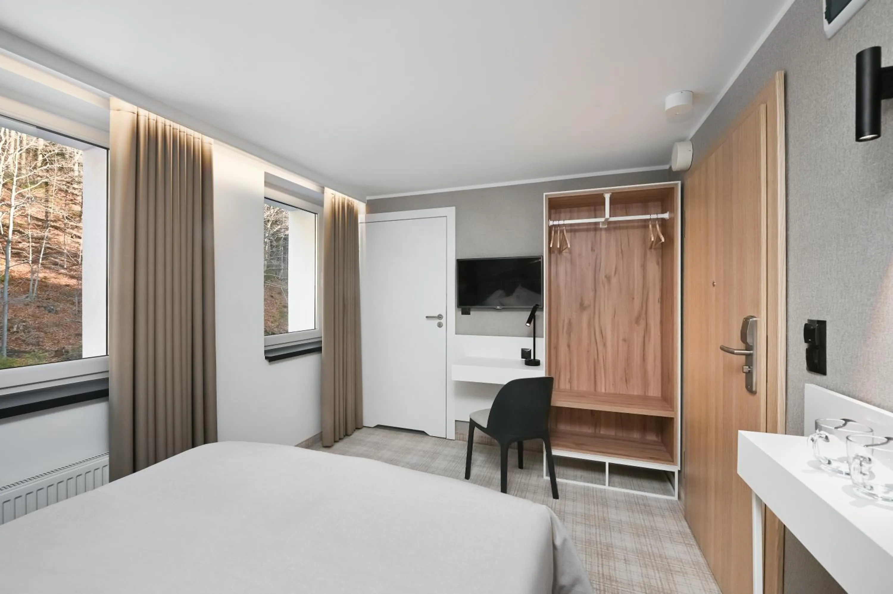 Bed in Hotel Halo Szczyrk